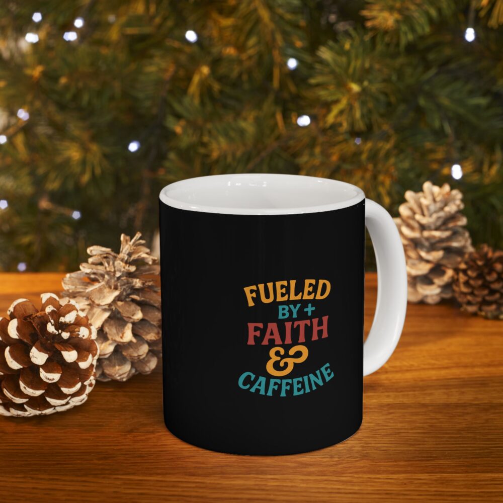 Fueled By Positive Faith & Caffeine Inspirational Ceramic Mug - Motivational Coffee Cup for Gift, Home, Office, Birthdays, Holidays - Image 8