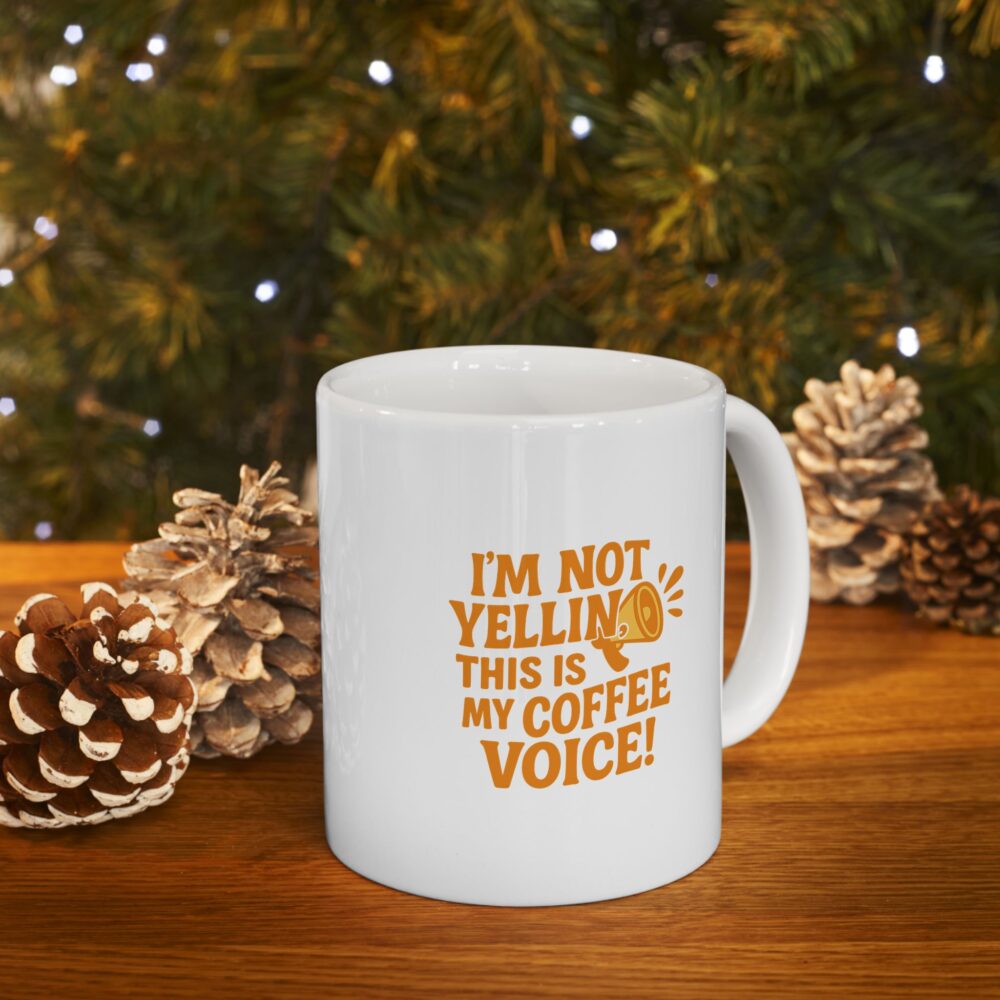 My Sweet Coffee Voice - Bright and Cheerful Ceramic Mug - Perfect Gift for Coffee Lovers, Inspirational Drinkware, Home Decor, Self-Care Essentials, Birthday [...]