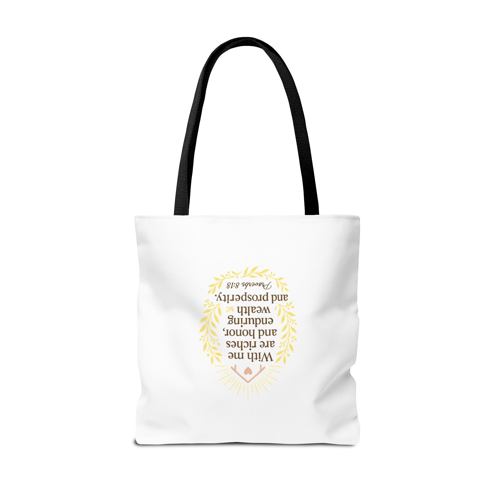 Prosperity Tote Bag, Motivational Bag, Inspirational Gift, Bible Verse Tote, Everyday Use Bag, Thoughtful Gift for Friends - Image 4