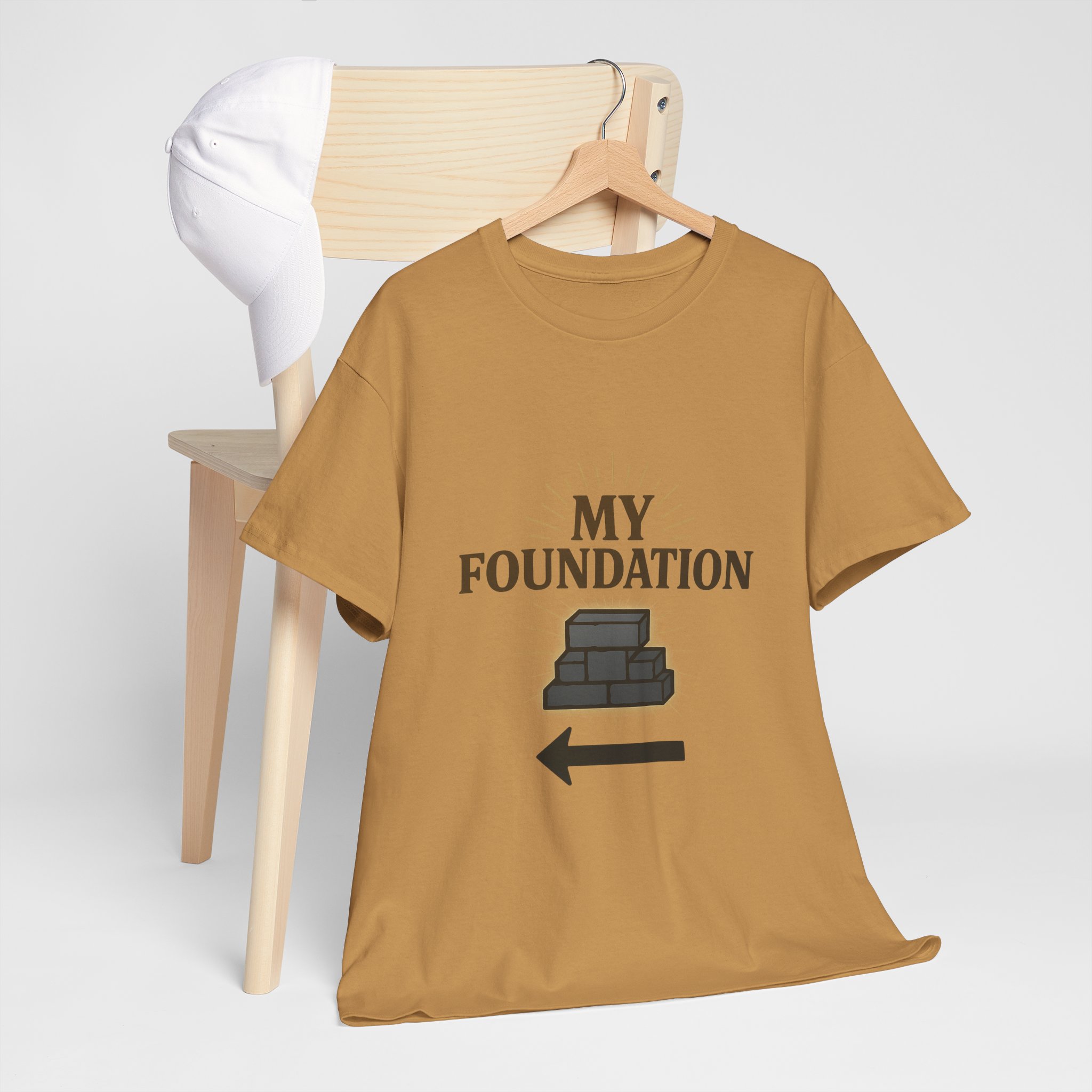 My Foundation Arrow T-Shirt — Graphic Tee with Stack Illustration - Image 28