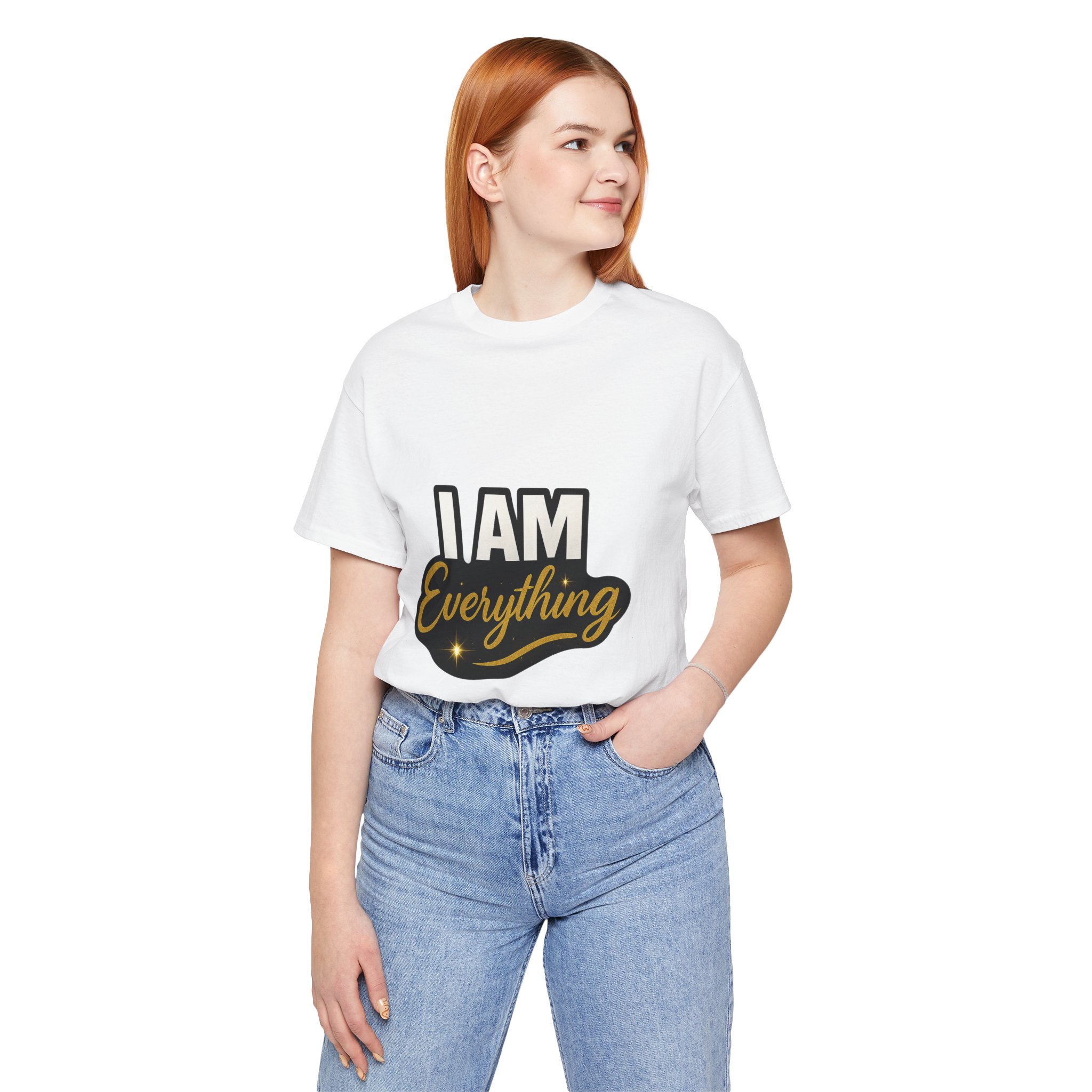 I Am Everything Graphic Tee — Bold Affirmation Women’s/Unisex T-Shirt - Image 4