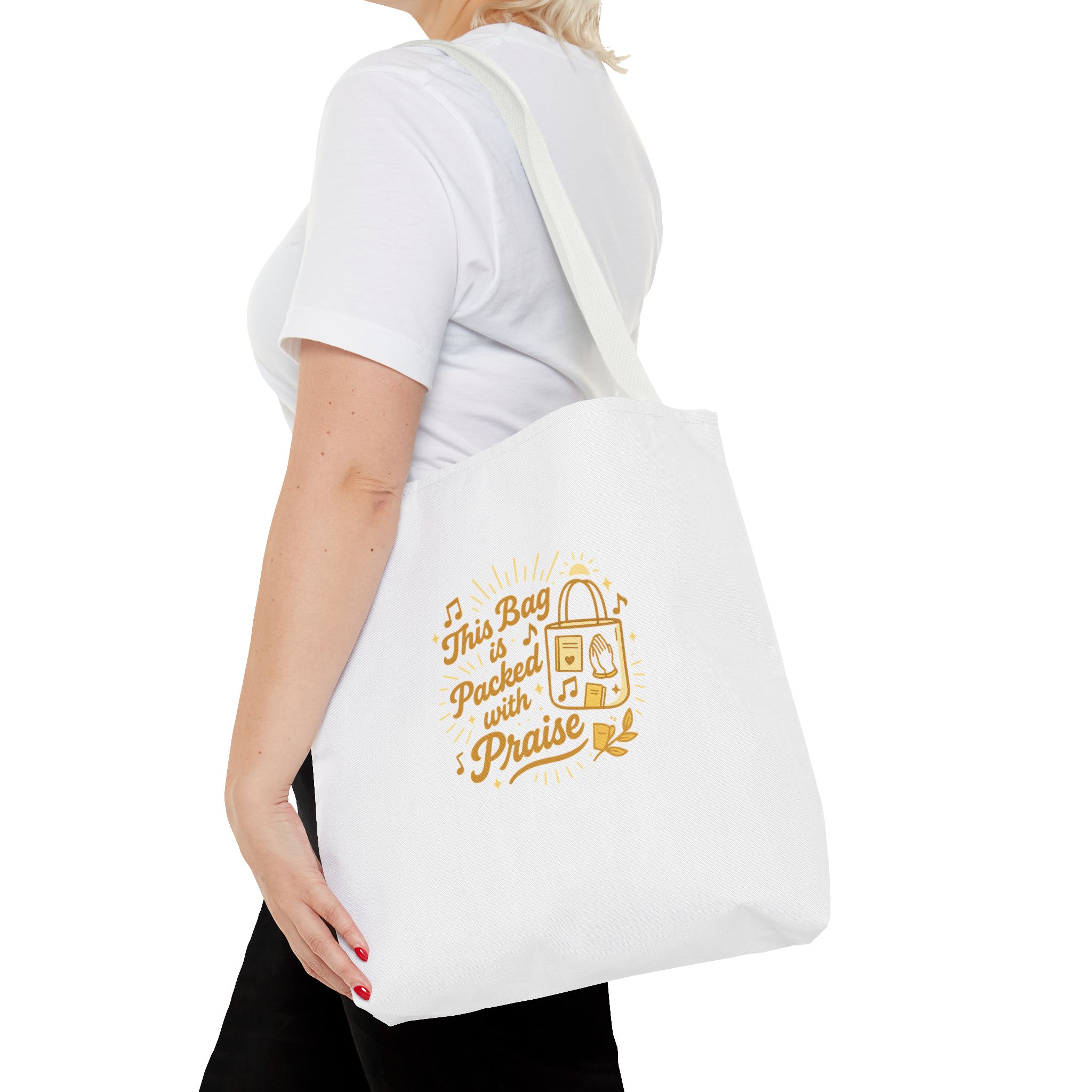 Praise Tote Bag - Perfect Gift for Music Lovers, Everyday Use, Beach Bag, Grocery Shopping, Eco-Friendly - Image 44