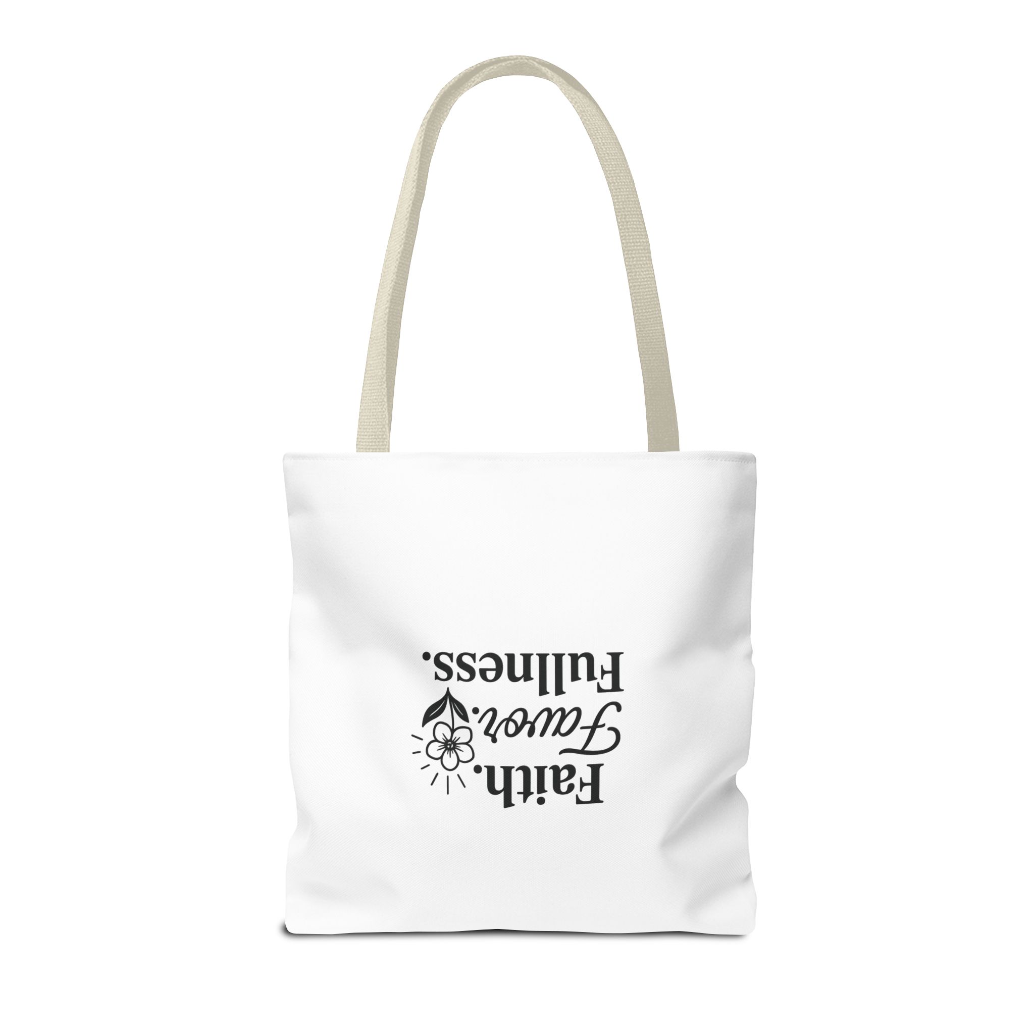 Inspirational Tote Bag, Faith Favor Fullness Gift, Eco-Friendly Shopping Bag, Motivational Purse, Spiritual Gift for Women - Image 29