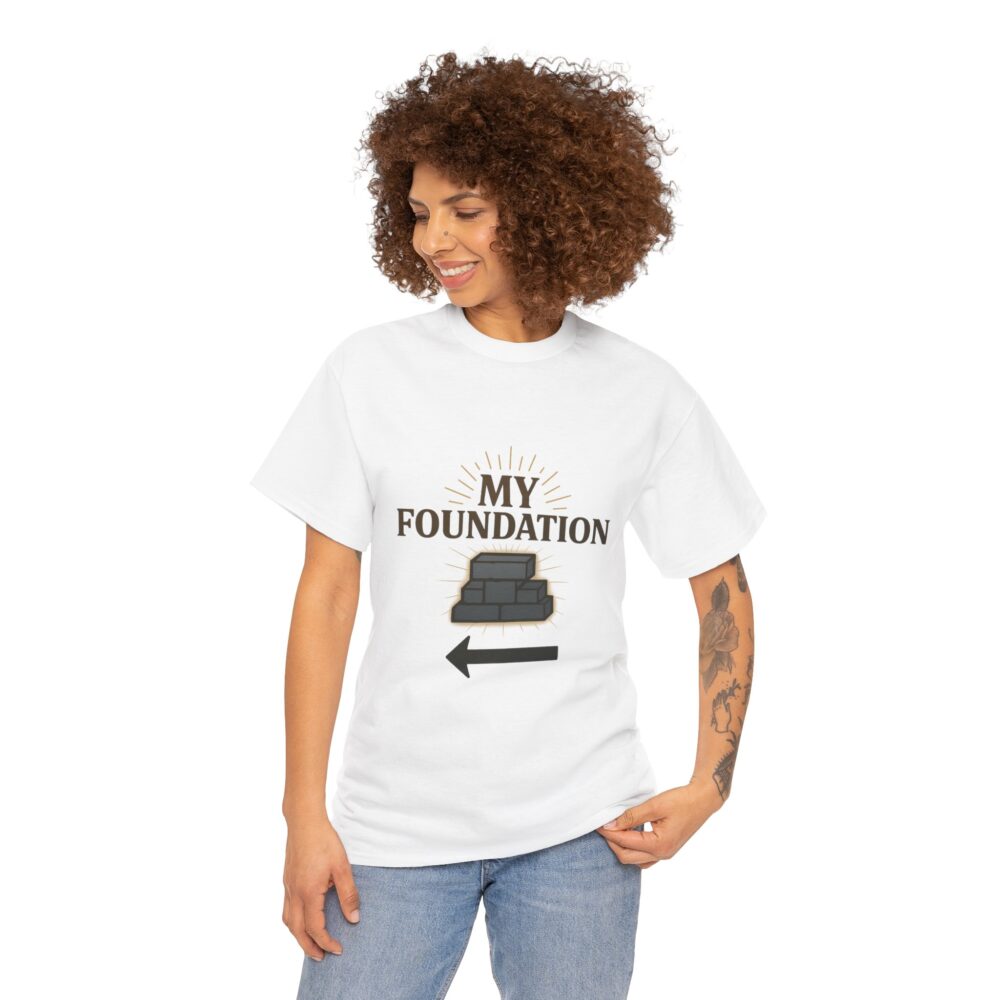 My Foundation Arrow T-Shirt — Graphic Tee with Stack Illustration