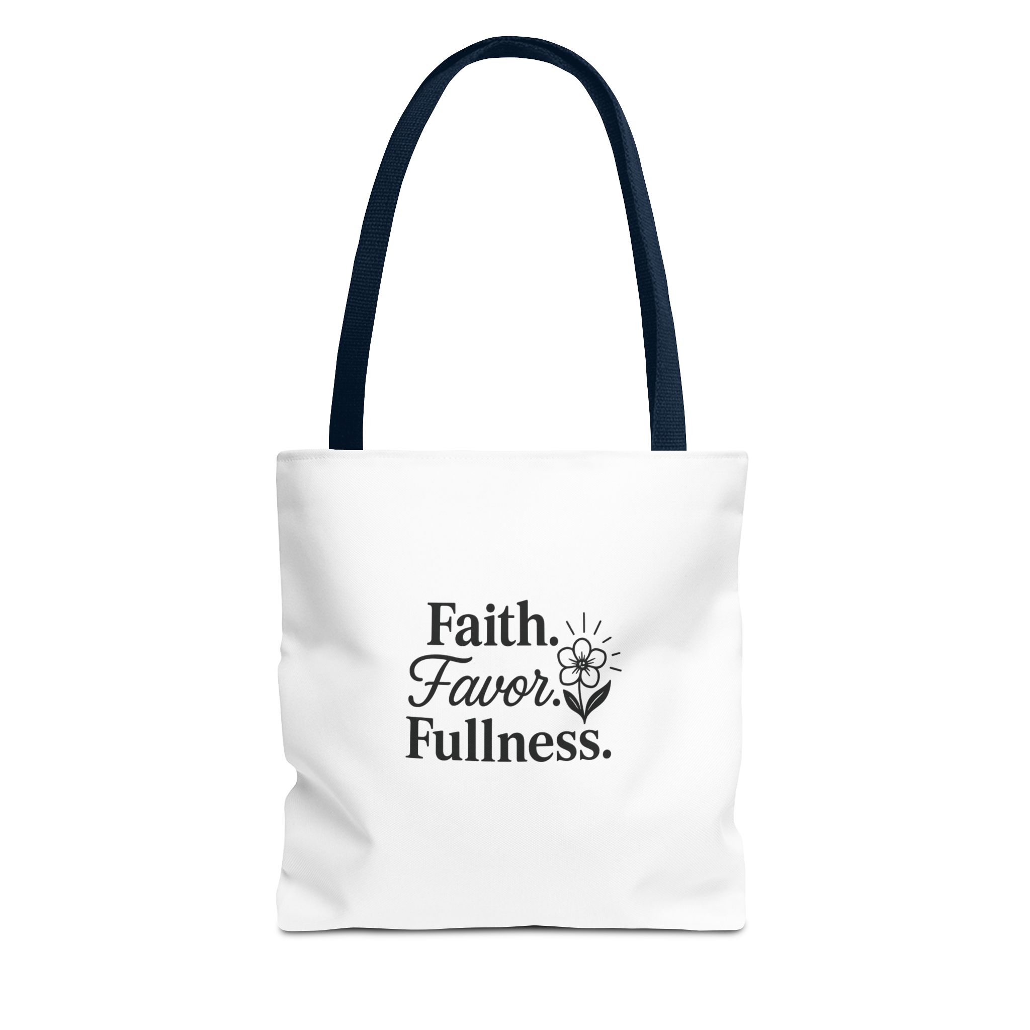Inspirational Tote Bag, Faith Favor Fullness Gift, Eco-Friendly Shopping Bag, Motivational Purse, Spiritual Gift for Women - Image 17