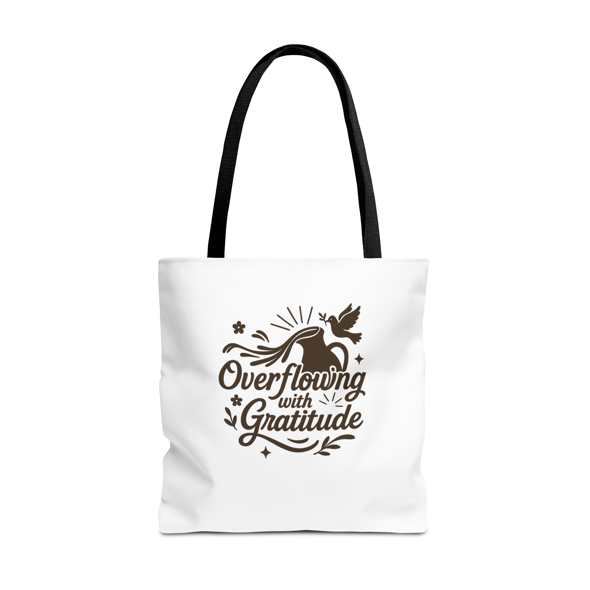 Gratitude Tote Bag, Eco-Friendly Shopper, Beach Bag, Gift for Her, Holiday Accessory, Positive Vibes, Everyday Use - Image 5