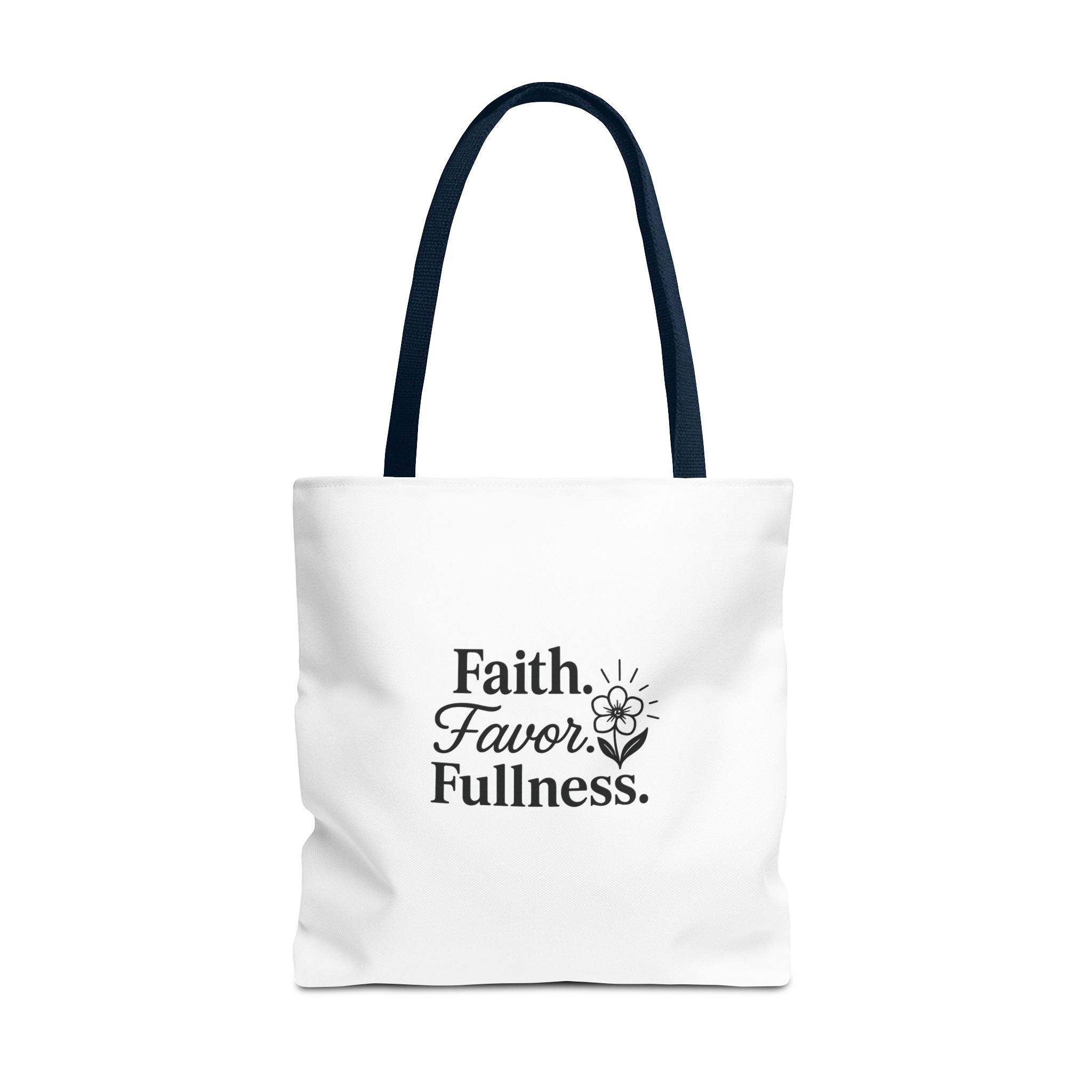 Inspirational Tote Bag, Faith Favor Fullness Gift, Eco-Friendly Shopping Bag, Motivational Purse, Spiritual Gift for Women - Image 19
