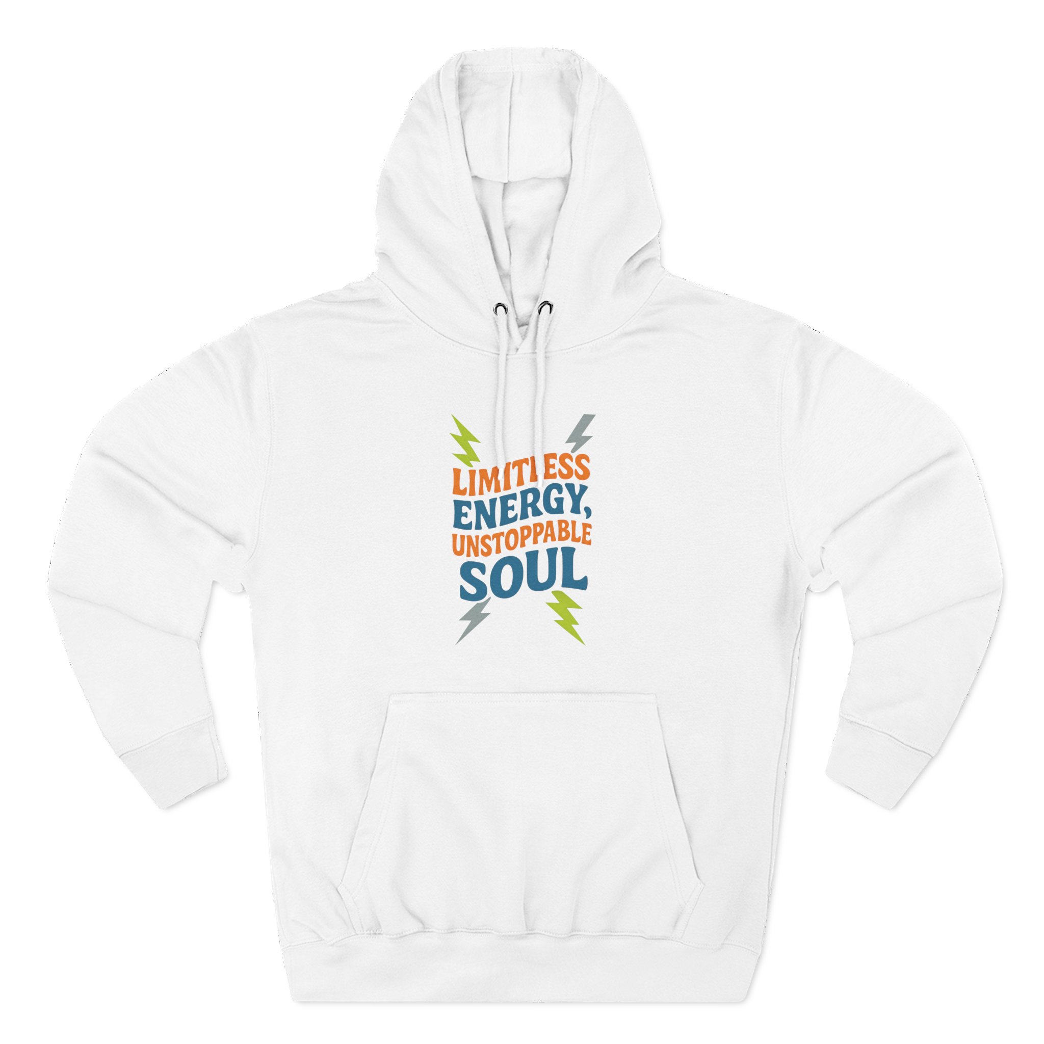 Limitless Energy Soul Hoodie, Inspirational Fleece Sweatshirt, Motivational Gift for Athletes, Cozy Winter Wear, Relaxed Fit Hoodie - Image 8