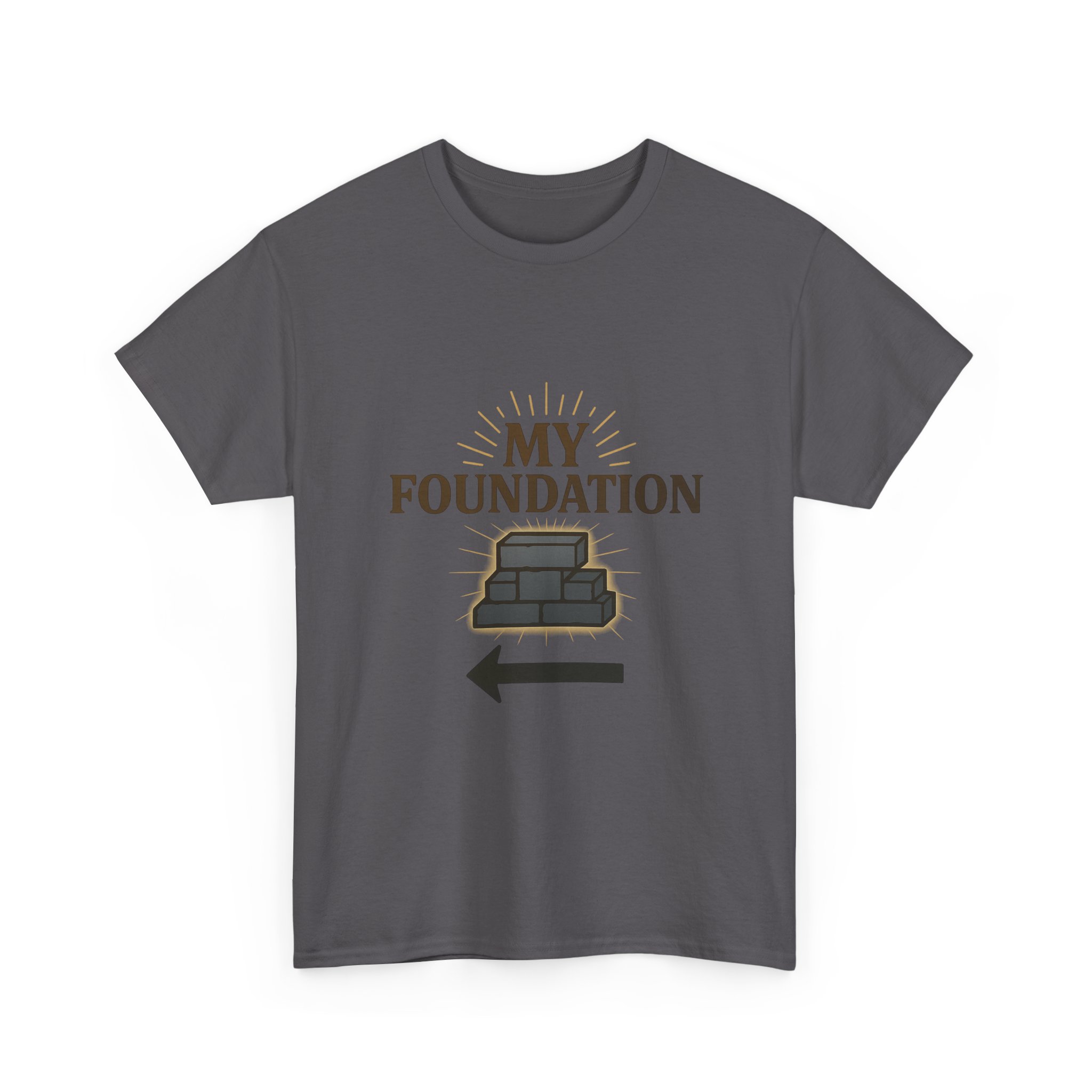 My Foundation Arrow T-Shirt — Graphic Tee with Stack Illustration - Image 45