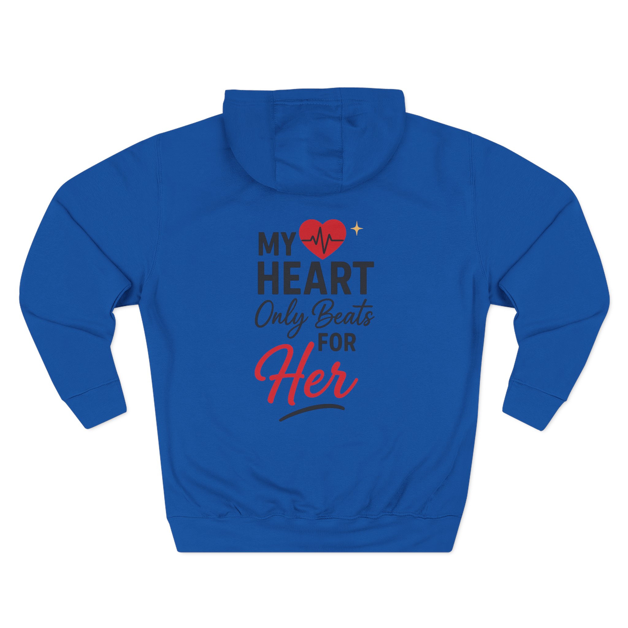 My Heart Only Beats for Her Hoodie | Romantic Gift, Valentine's Day, Gift for Her, Cozy Apparel, Love Merchandise - Image 19