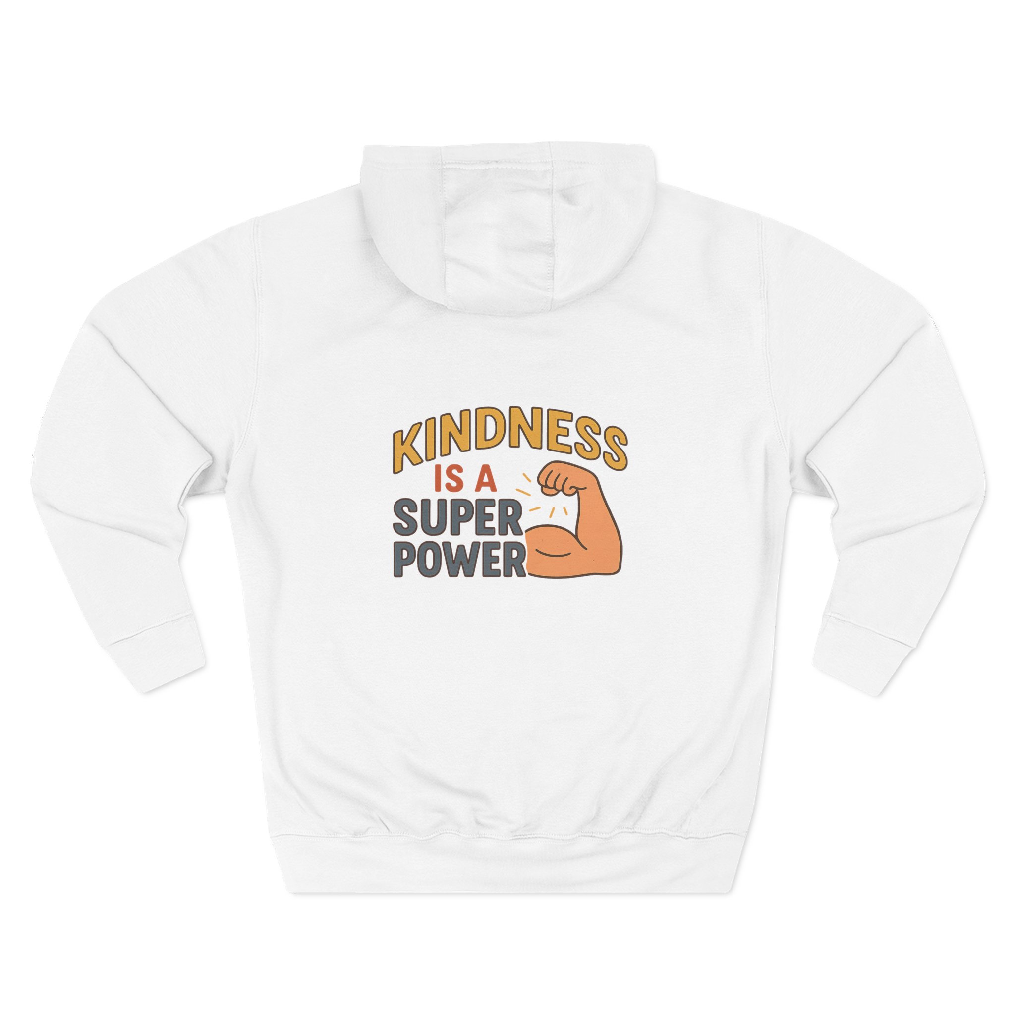 Kindness is a Super Power Hoodie | Cozy Fleece Sweatshirt, Perfect Gift for Friends, Inspirational Apparel for All