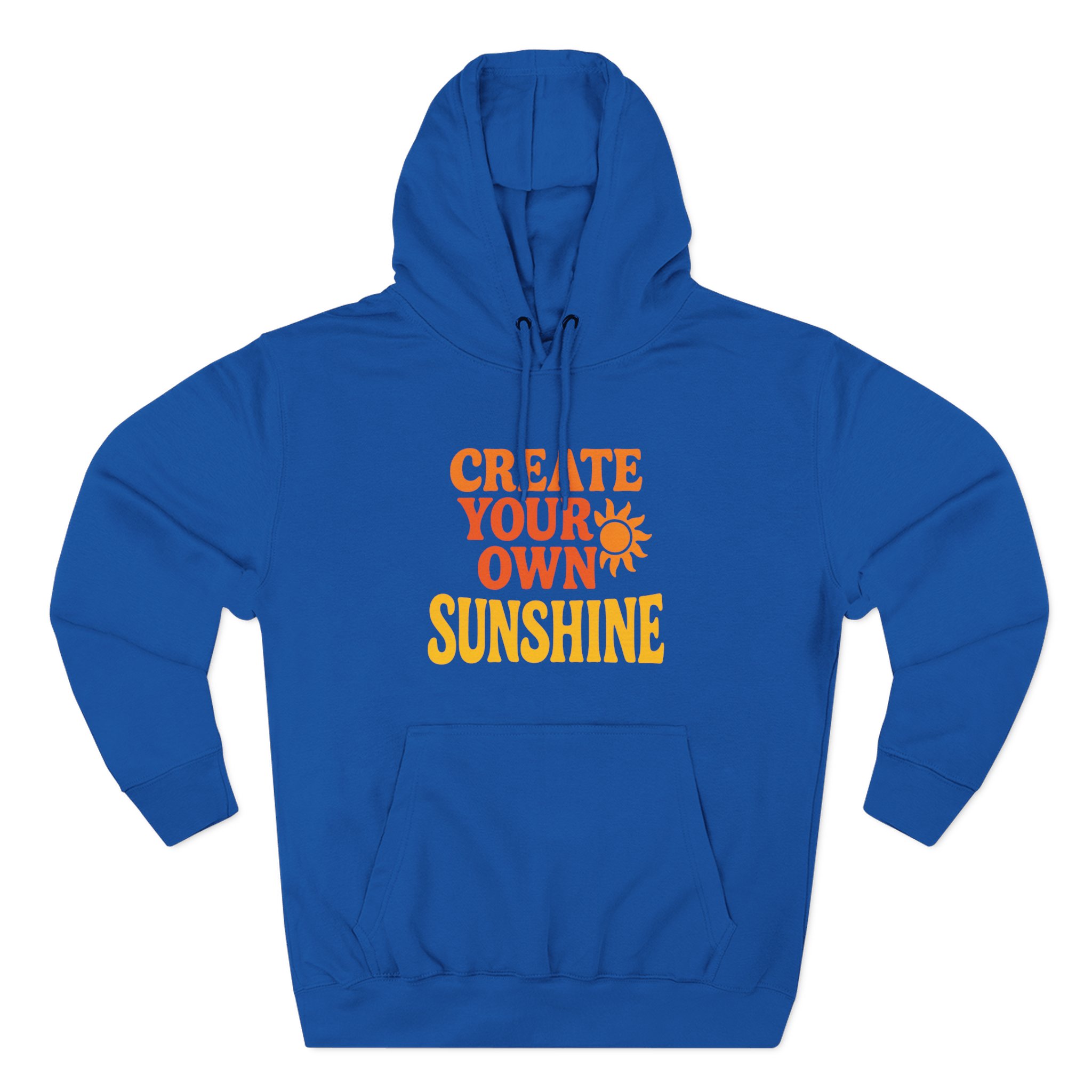 Create Your Own Sunshine Fleece Hoodie, Motivational Hoodie, Inspirational Gift, Cozy Sweatshirt, Uplifting Apparel, Sunshine Hoodie - Image 13