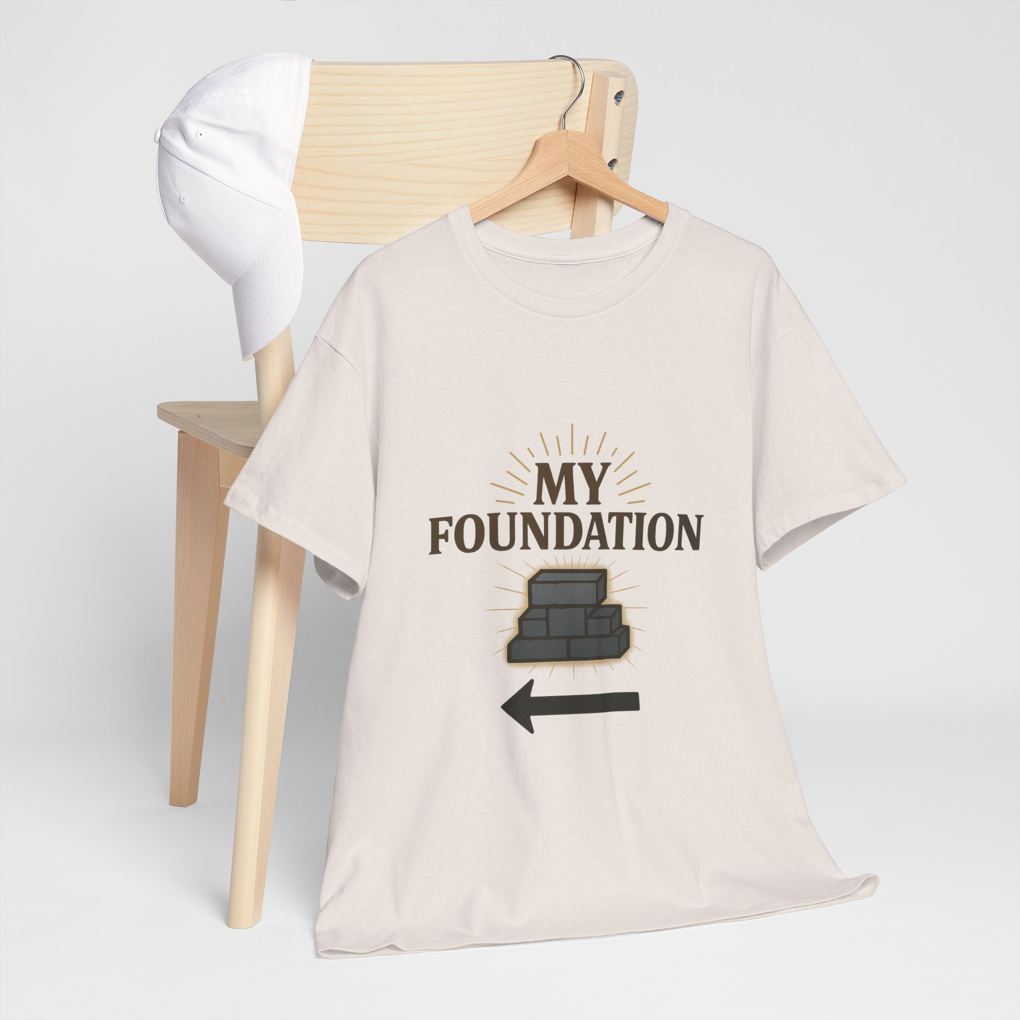 My Foundation Arrow T-Shirt — Graphic Tee with Stack Illustration - Image 20