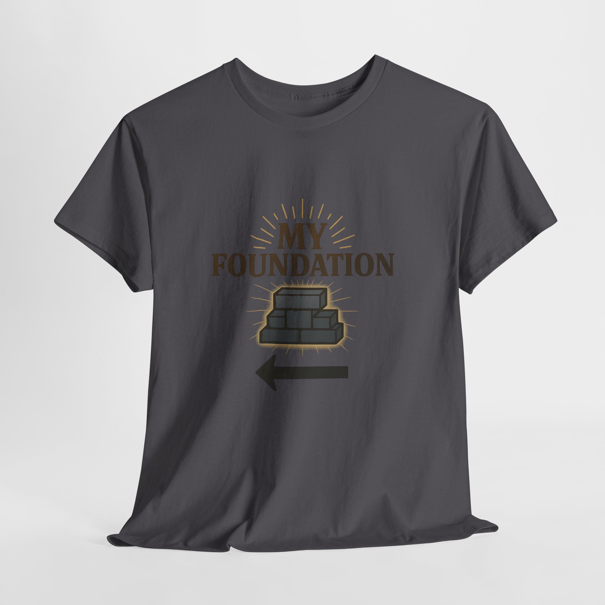 My Foundation Arrow T-Shirt — Graphic Tee with Stack Illustration - Image 46