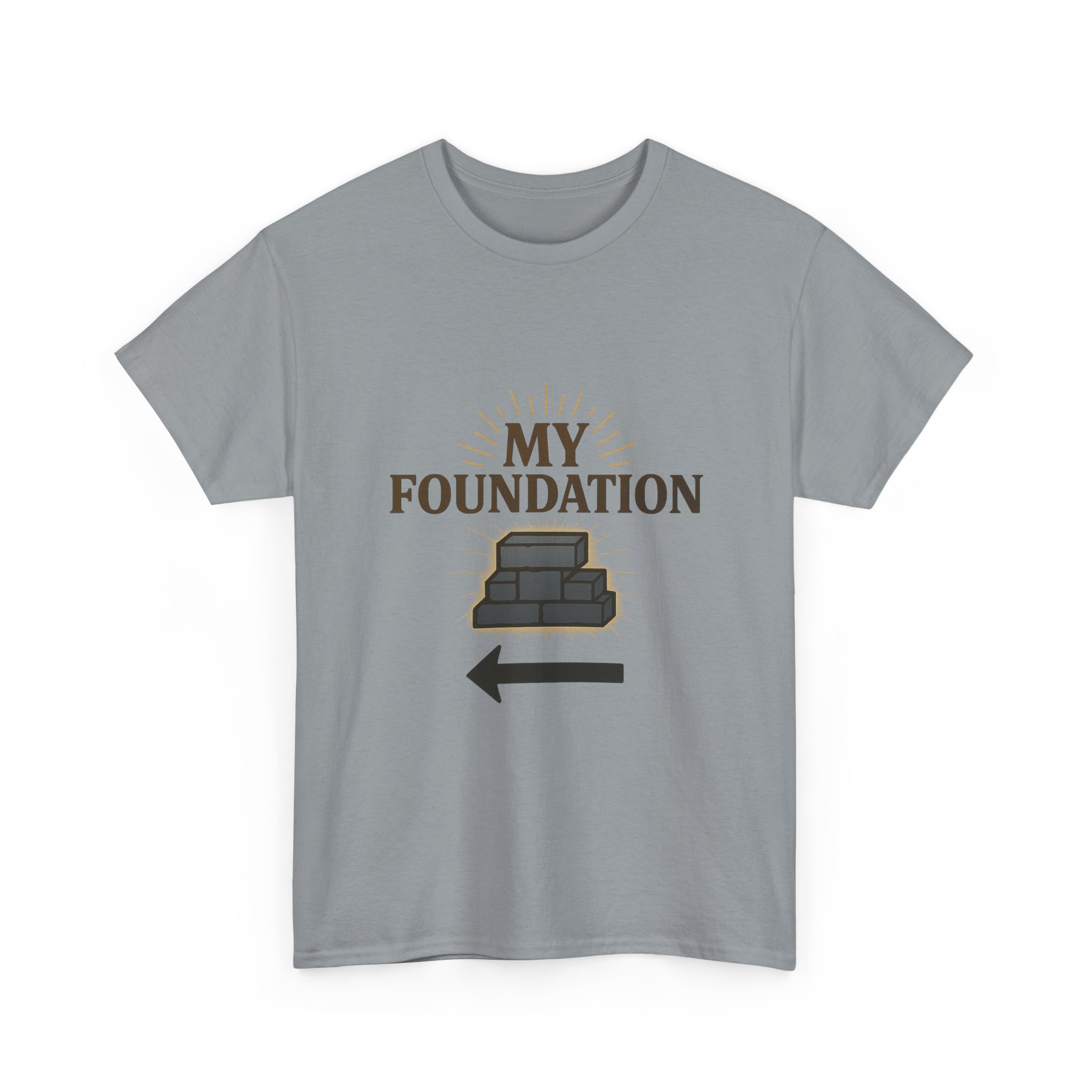 My Foundation Arrow T-Shirt — Graphic Tee with Stack Illustration - Image 33