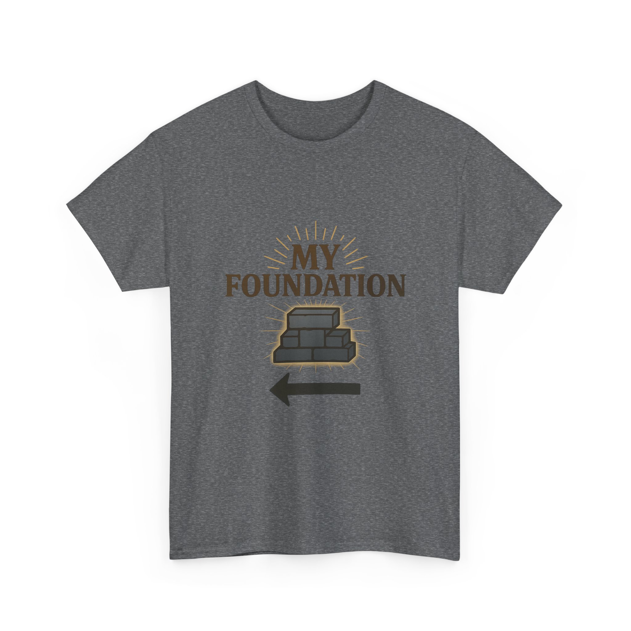 My Foundation Arrow T-Shirt — Graphic Tee with Stack Illustration - Image 37