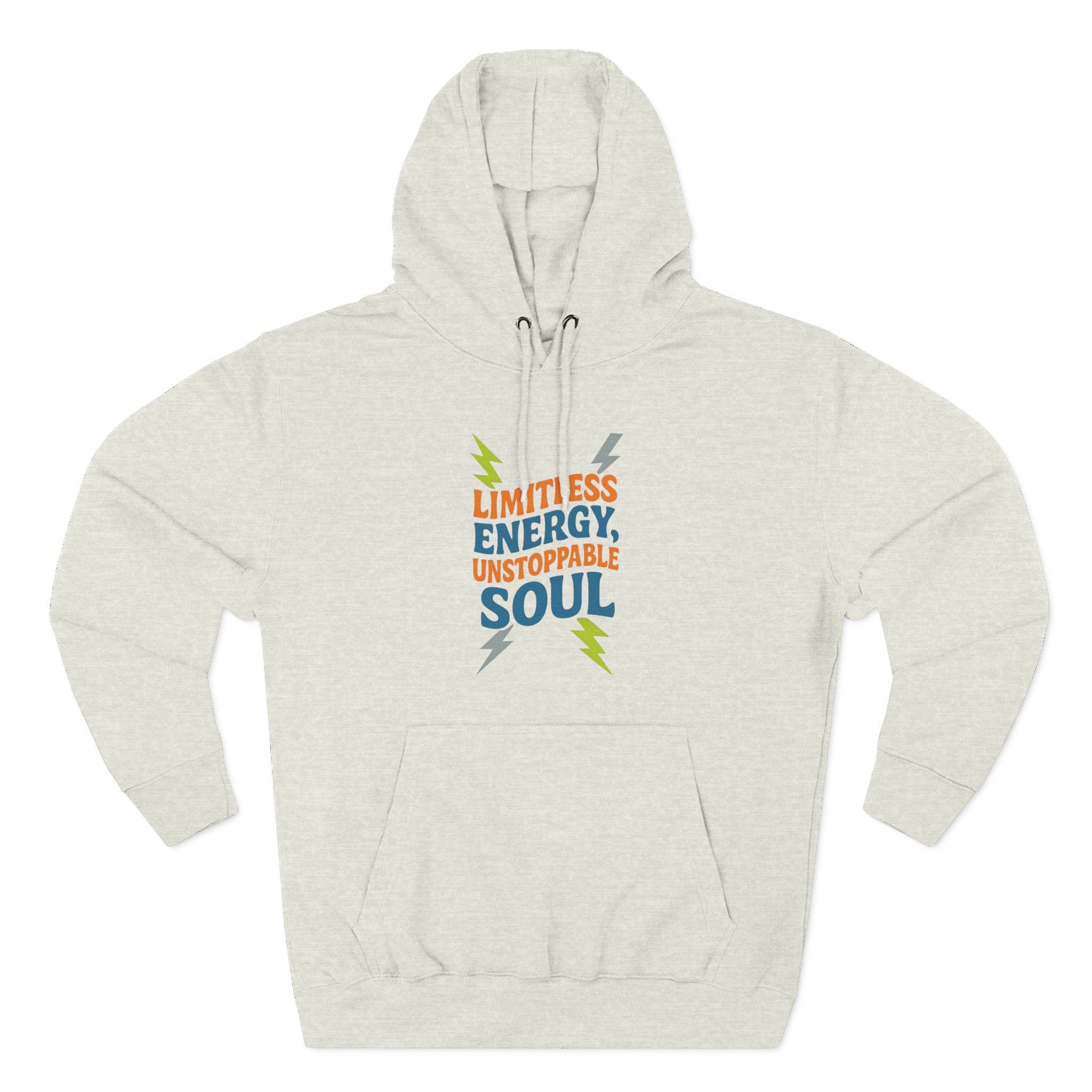 Limitless Energy Soul Hoodie, Inspirational Fleece Sweatshirt, Motivational Gift for Athletes, Cozy Winter Wear, Relaxed Fit Hoodie - Image 16