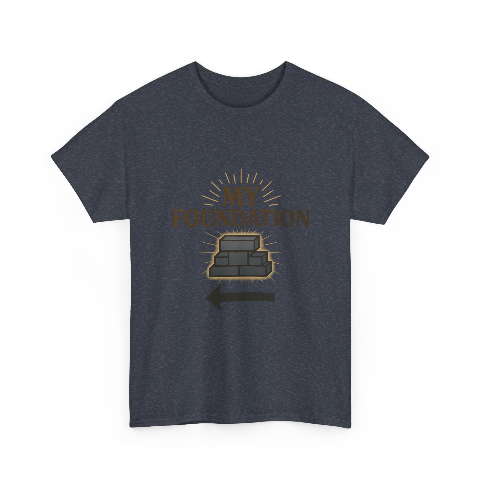 My Foundation Arrow T-Shirt — Graphic Tee with Stack Illustration - Image 49