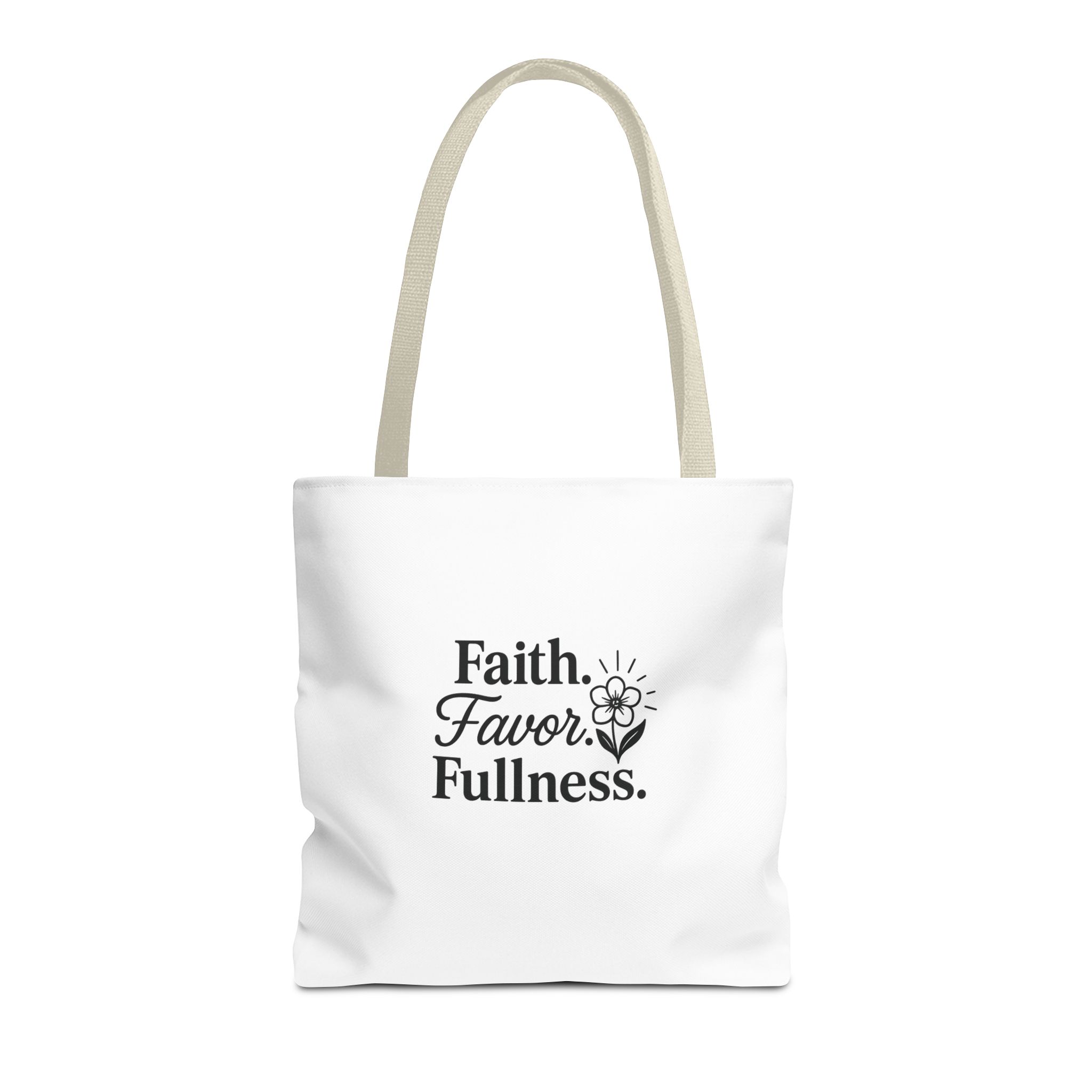 Inspirational Tote Bag, Faith Favor Fullness Gift, Eco-Friendly Shopping Bag, Motivational Purse, Spiritual Gift for Women - Image 28