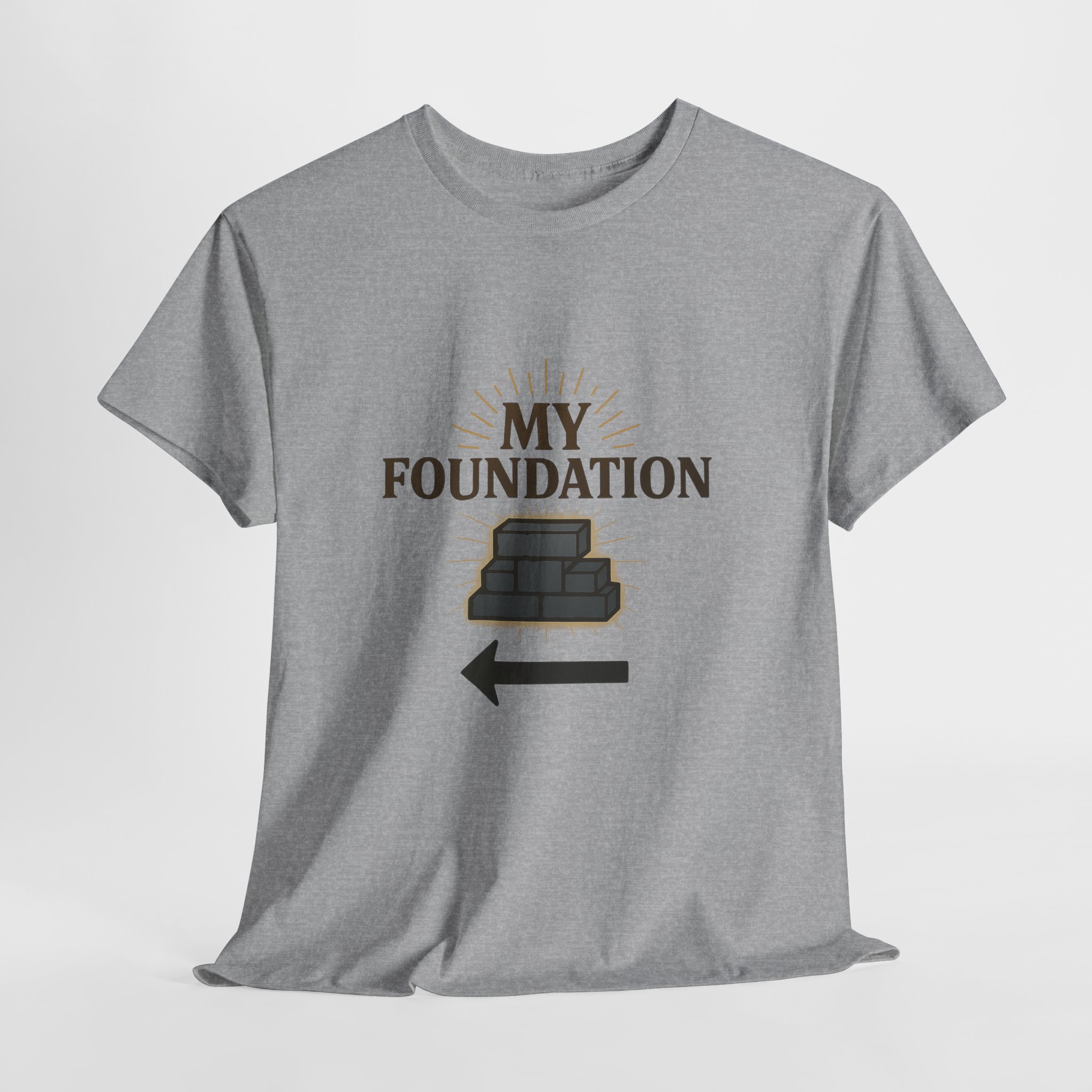 My Foundation Arrow T-Shirt — Graphic Tee with Stack Illustration - Image 22