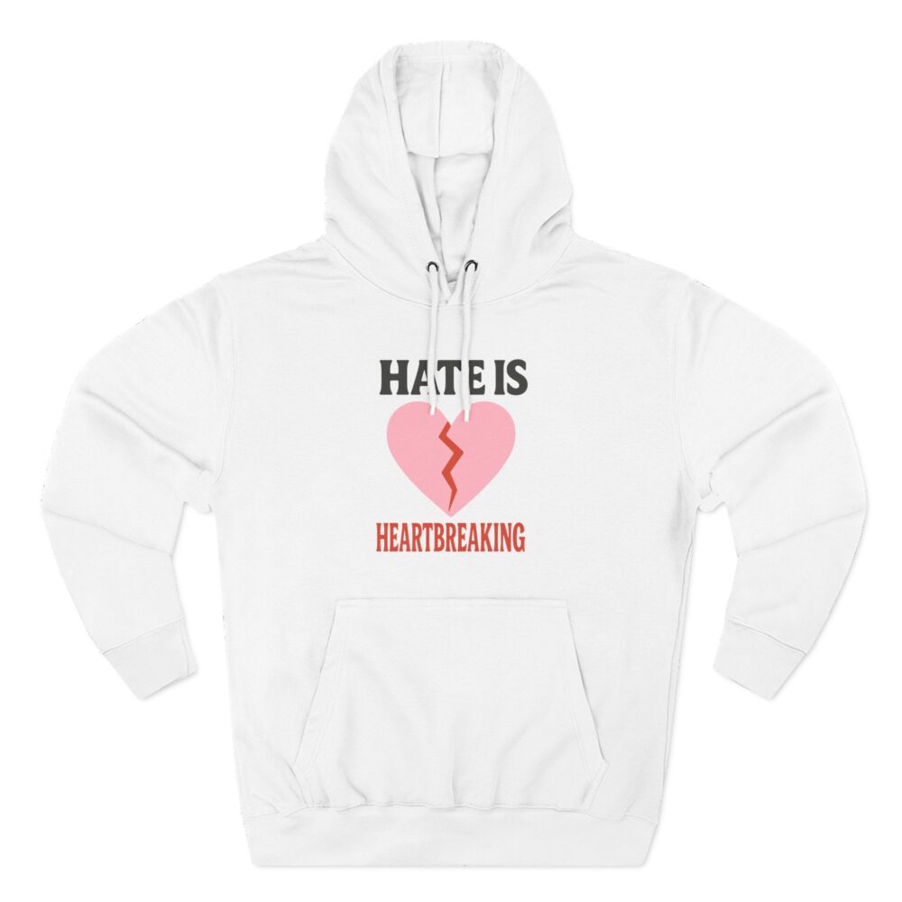 Heartbreaking Message Fleece Hoodie, Casual Wear, Gift for Her, Inspirational Hoodie, Street Style Apparel, Valentine's or [...]