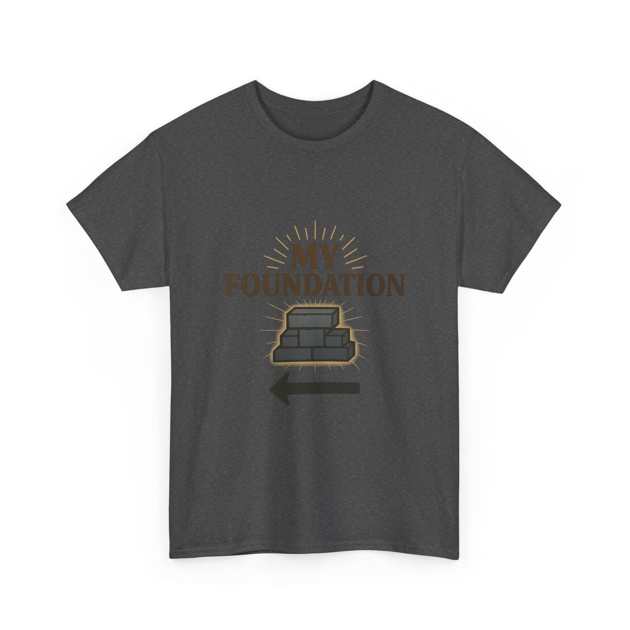 My Foundation Arrow T-Shirt — Graphic Tee with Stack Illustration - Image 41