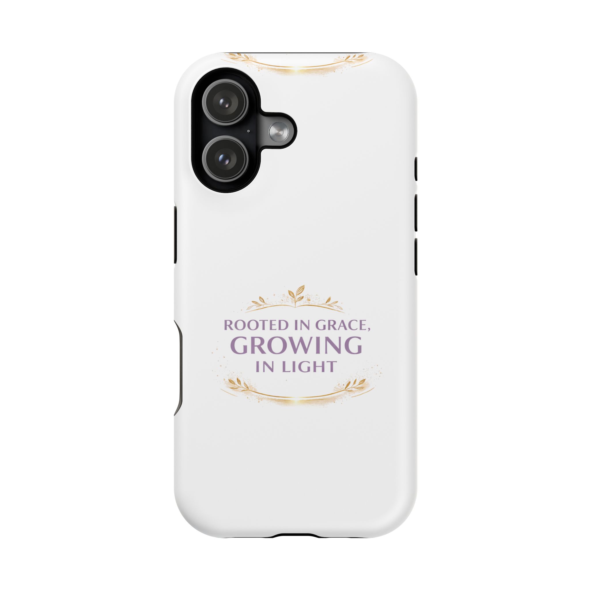 Phone Case — "Rooted in Grace, Growing in Light" Impact-Resistant Floral Design - Image 5