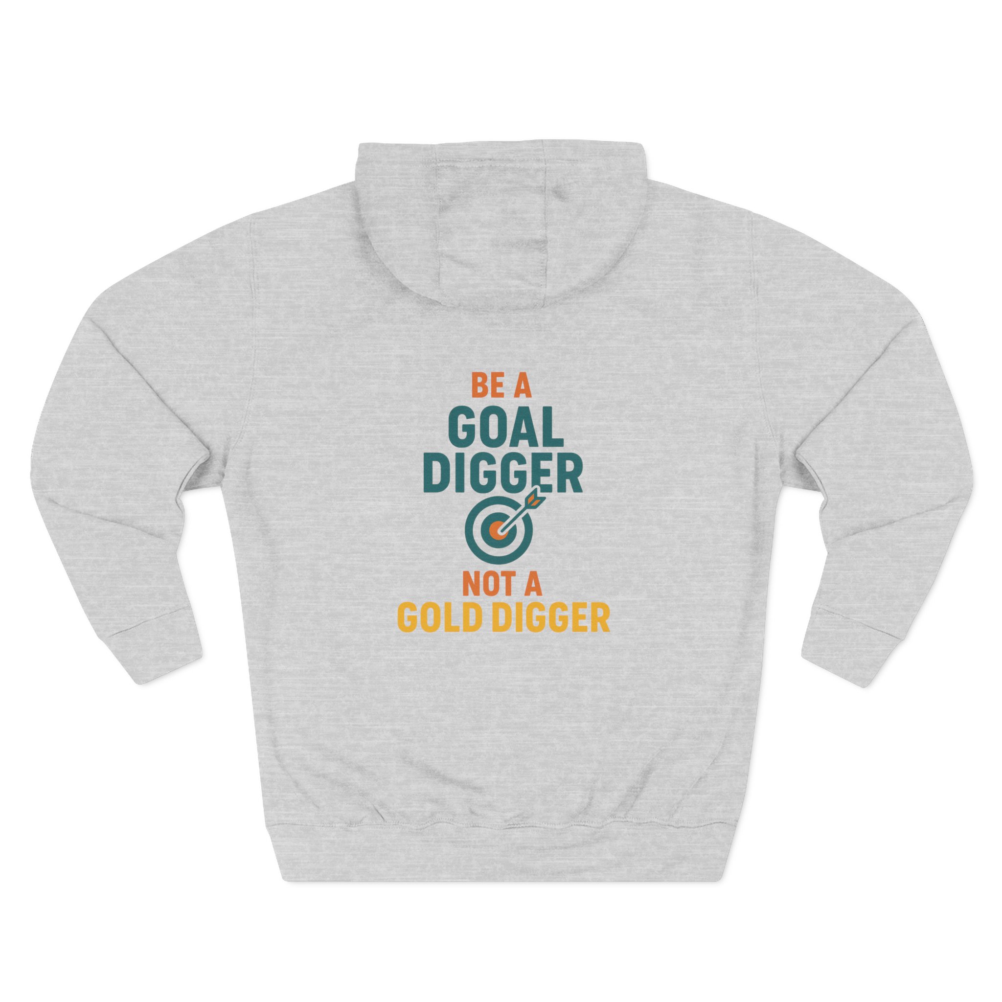 Goal Digger Fleece Hoodie - Inspirational Gift, Cozy Wear, Motivational Clothing, Perfect for Goals, Funny Sweatshirt - Image 5