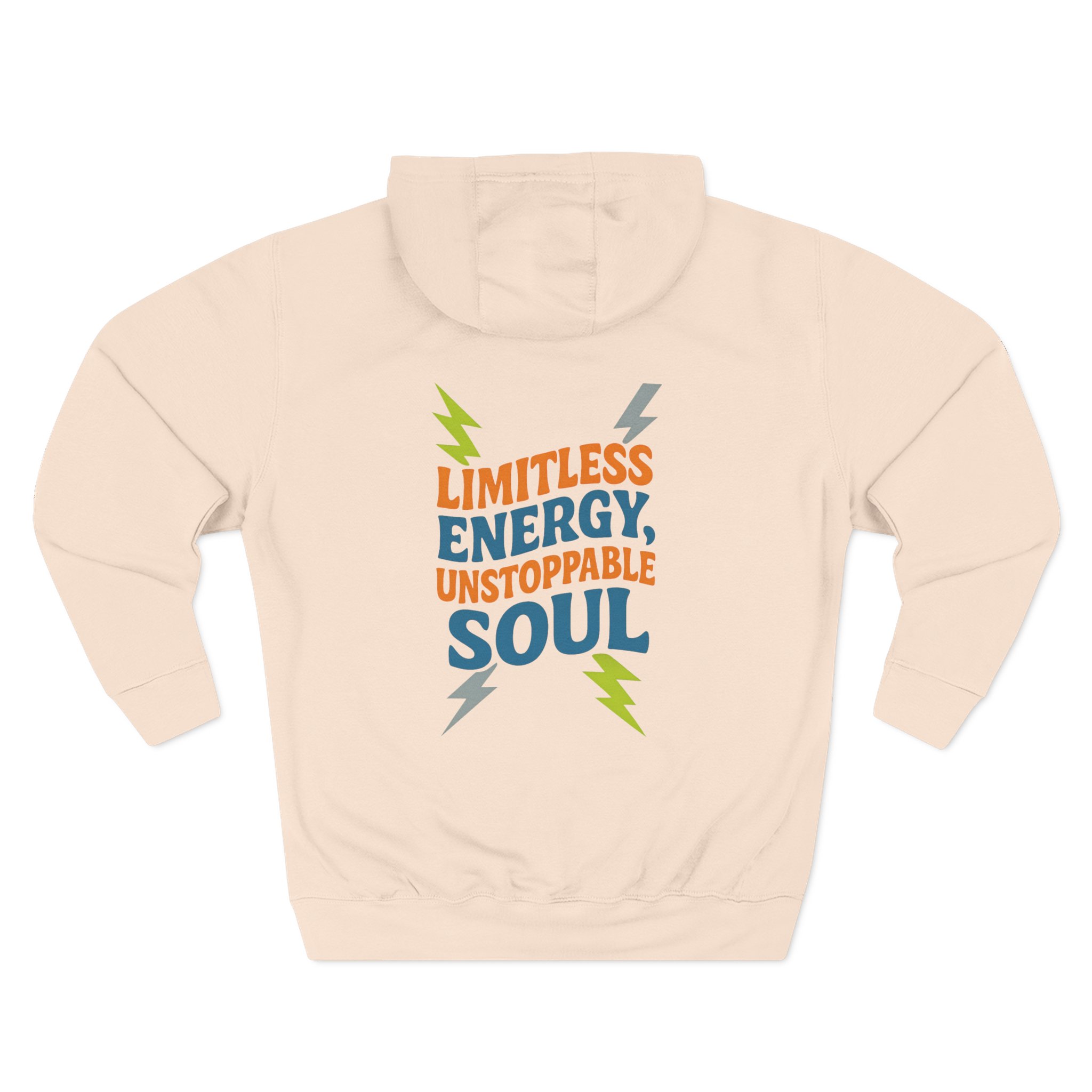 Limitless Energy Soul Hoodie, Inspirational Fleece Sweatshirt, Motivational Gift for Athletes, Cozy Winter Wear, Relaxed Fit Hoodie - Image 13