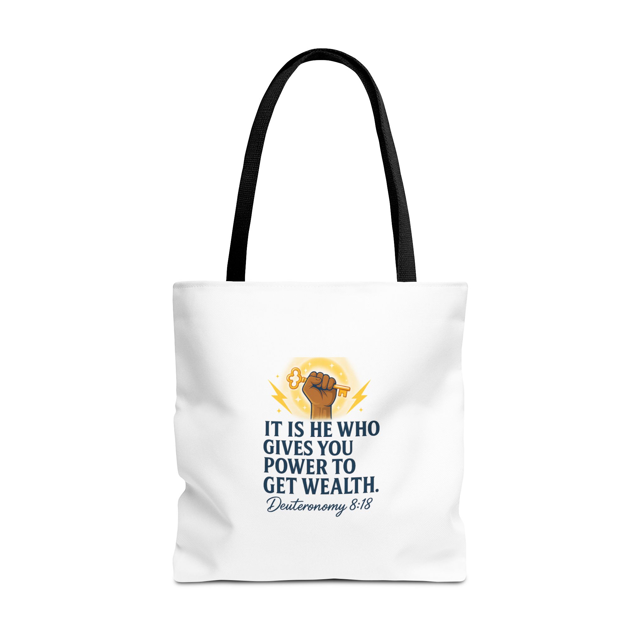 Empowering Tote Bag – Affirmation Art, Motivational Gift, Inspirational Accessory, Bible Verse Tote, Everyday Carryall - Image 5