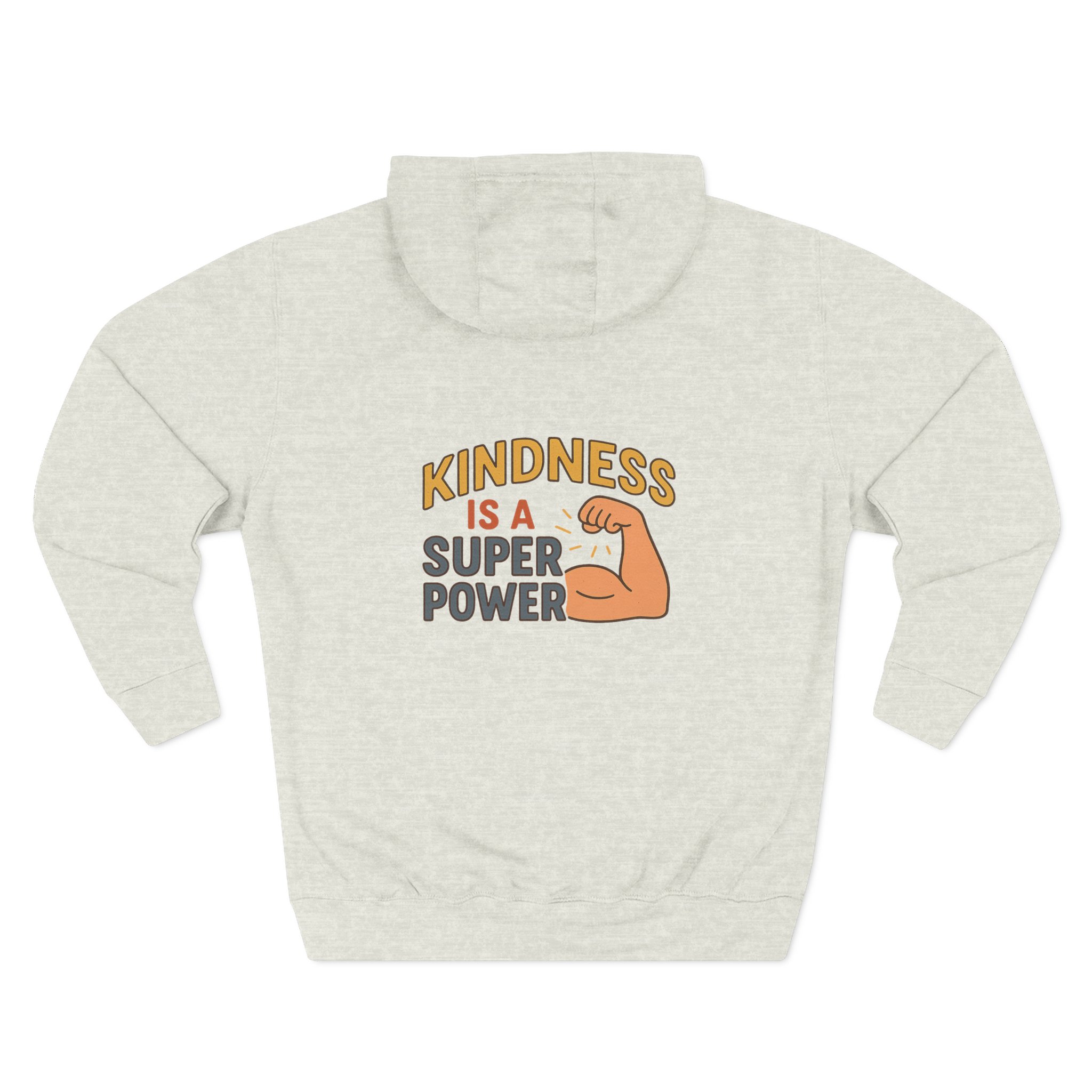 Kindness is a Super Power Hoodie | Cozy Fleece Sweatshirt, Perfect Gift for Friends, Inspirational Apparel for All - Image 10