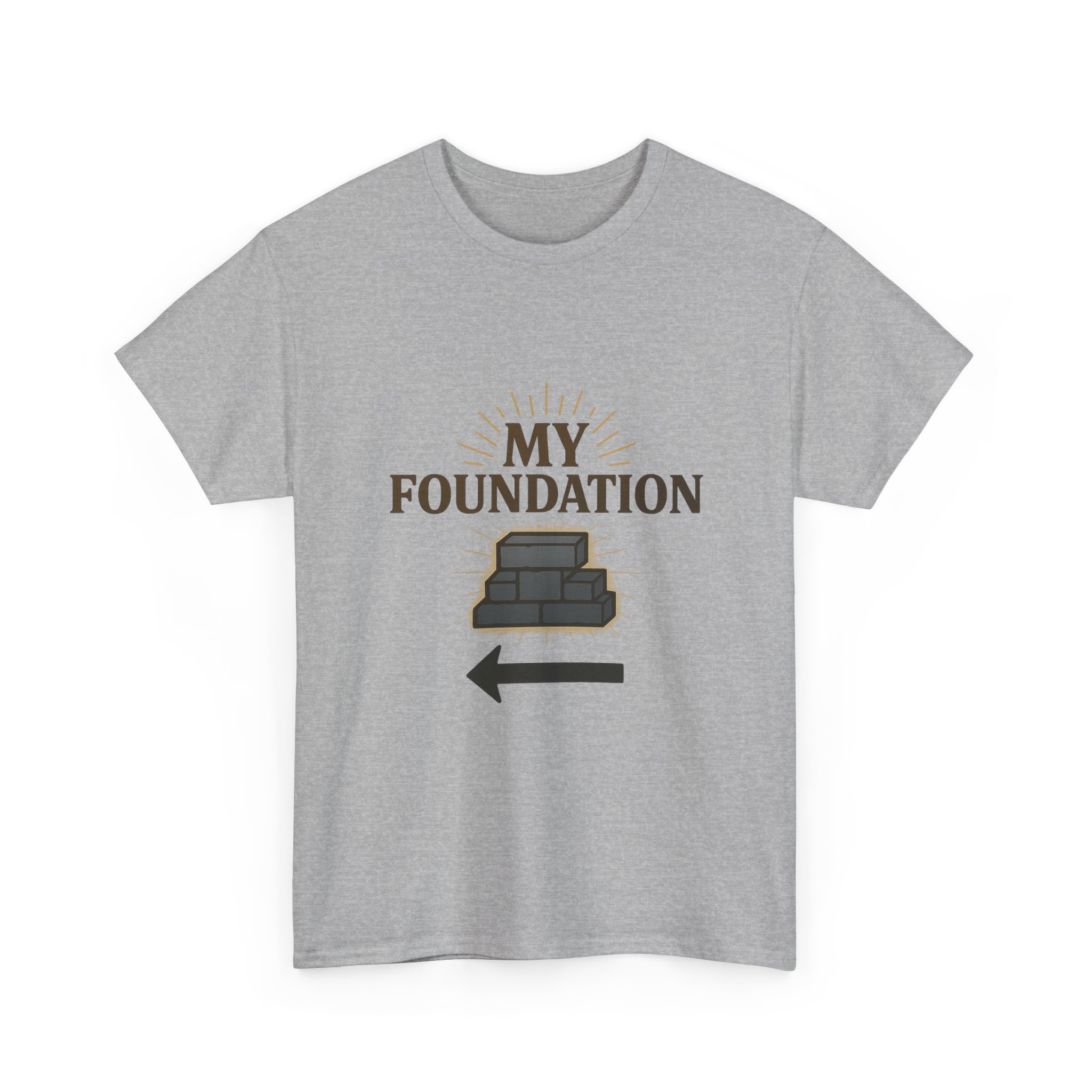 My Foundation Arrow T-Shirt — Graphic Tee with Stack Illustration - Image 21