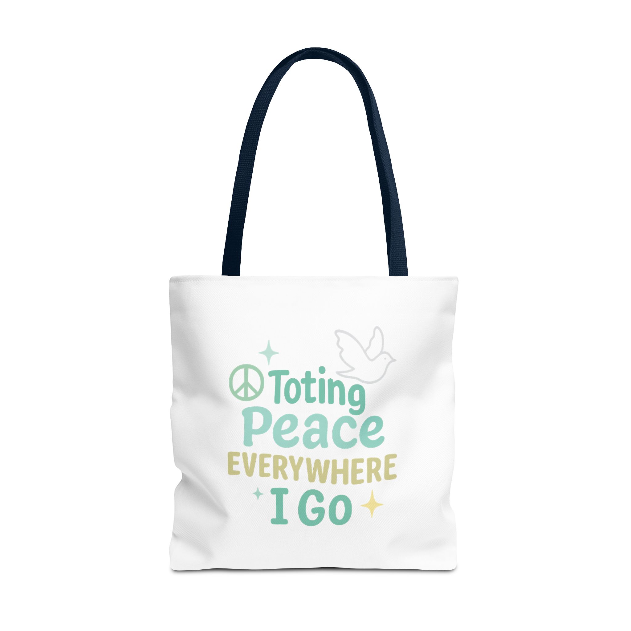 Peaceful Tote Bag | Eco-Friendly Reusable Bag, Perfect for Gifting, Daily Use, Travel, Festivals, and Beach Days - Image 10