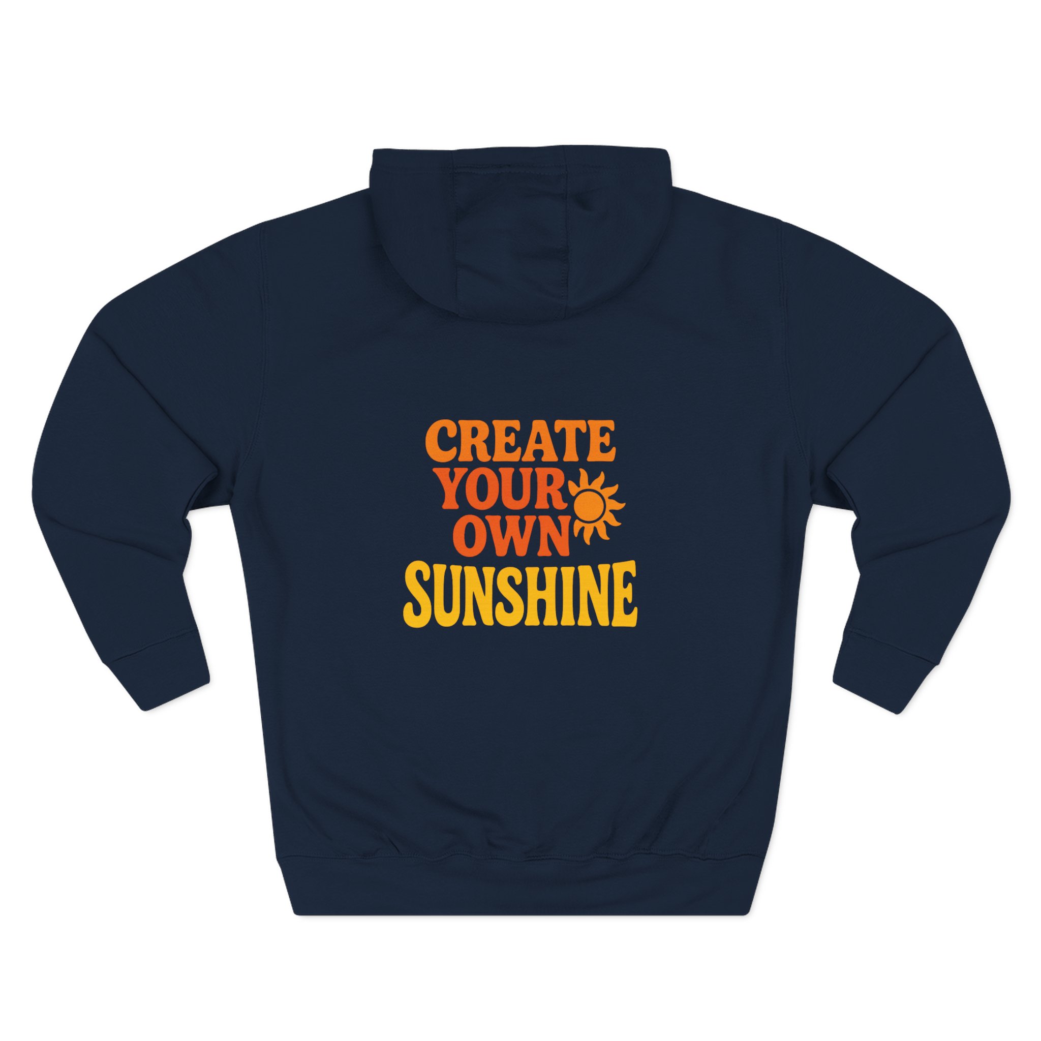 Create Your Own Sunshine Fleece Hoodie, Motivational Hoodie, Inspirational Gift, Cozy Sweatshirt, Uplifting Apparel, Sunshine Hoodie - Image 15
