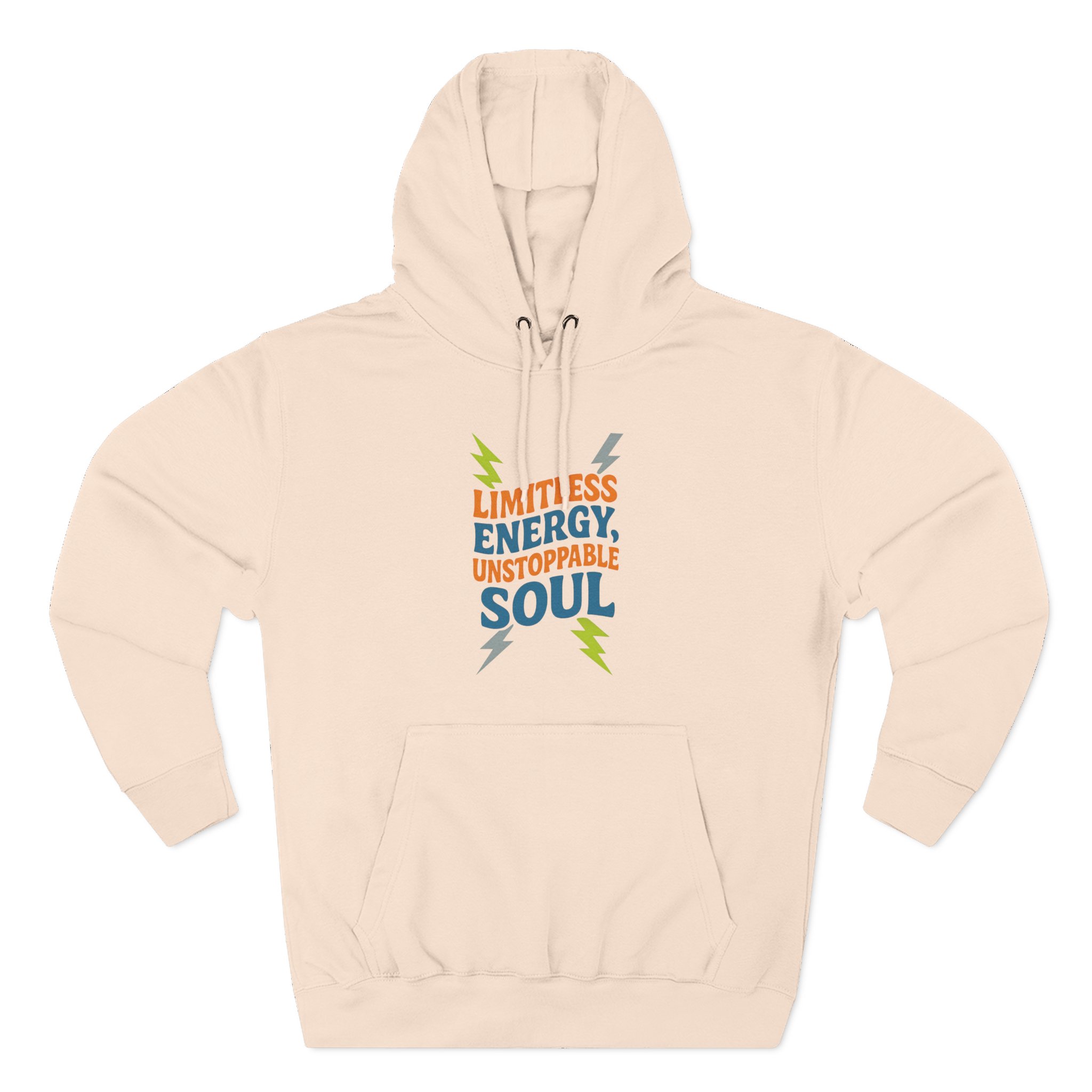 Limitless Energy Soul Hoodie, Inspirational Fleece Sweatshirt, Motivational Gift for Athletes, Cozy Winter Wear, Relaxed Fit Hoodie - Image 12
