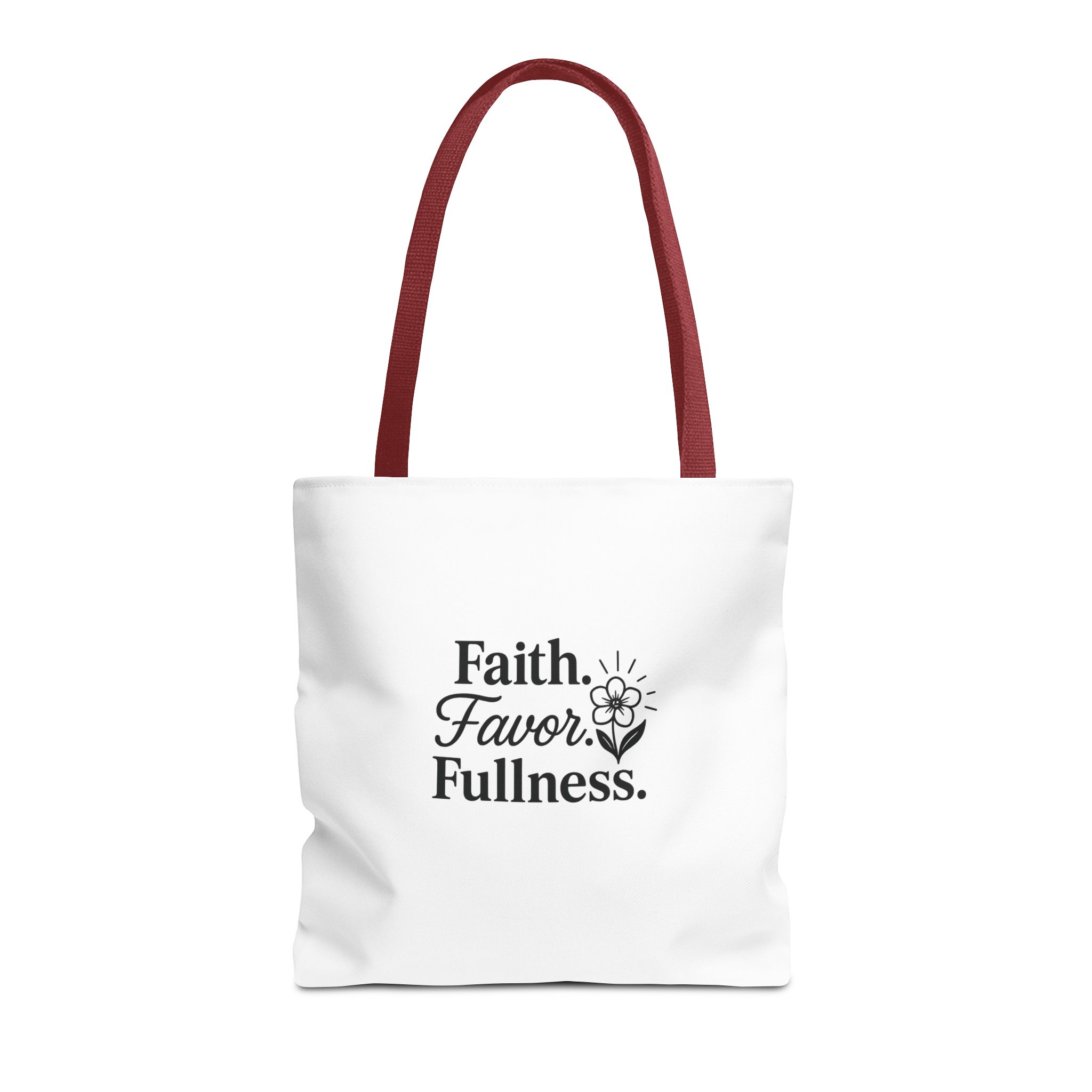 Inspirational Tote Bag, Faith Favor Fullness Gift, Eco-Friendly Shopping Bag, Motivational Purse, Spiritual Gift for Women - Image 24