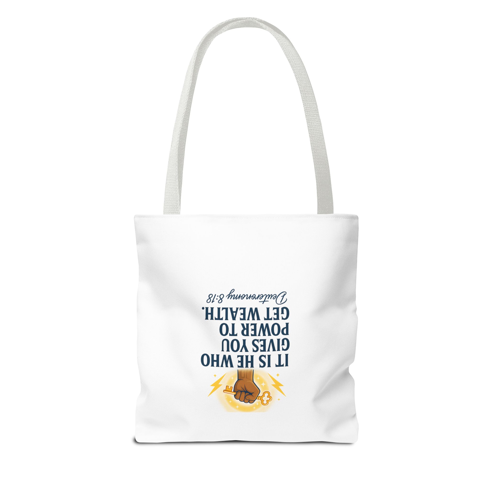 Empowering Tote Bag – Affirmation Art, Motivational Gift, Inspirational Accessory, Bible Verse Tote, Everyday Carryall - Image 15