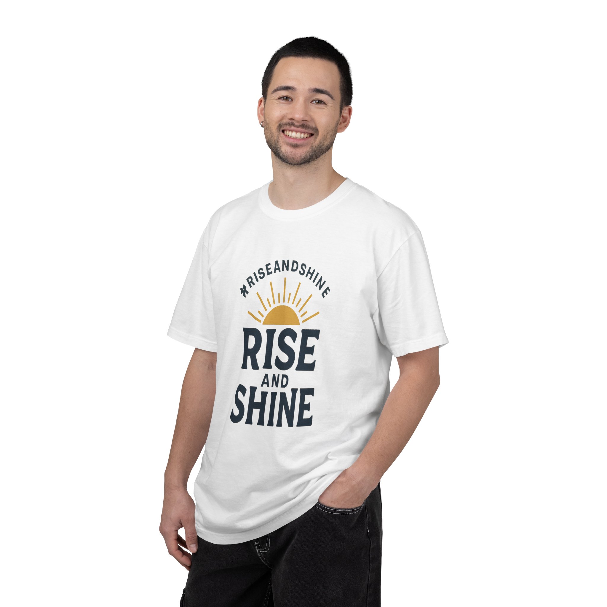 Rise and Shine T-Shirt - Comfortable Garment-Dyed Tee for Daily Inspiration - Image 3
