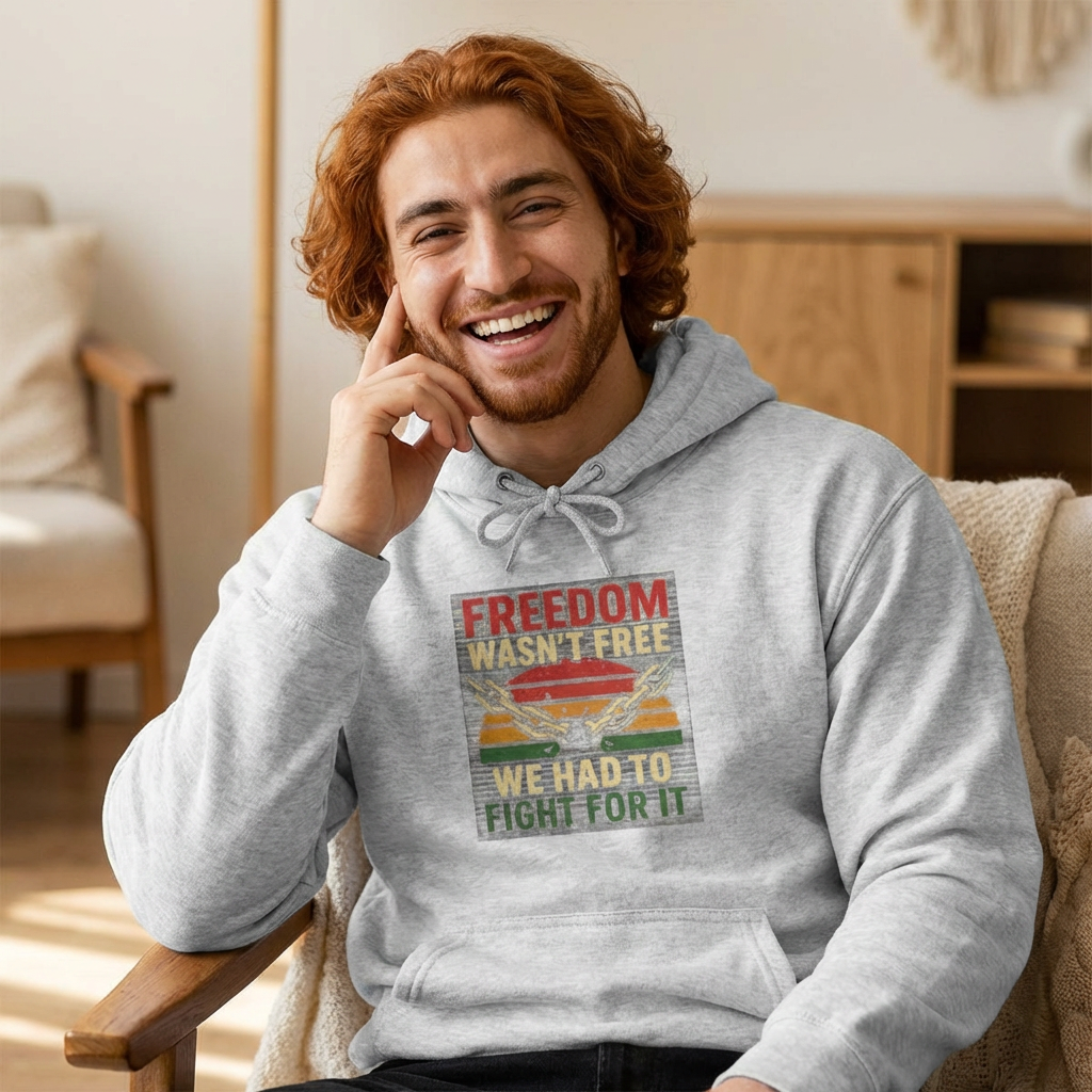 Freedom Fight Fleece Hoodie - Cozy Protest Wear, Empowerment Gift, Social Justice Apparel, Unisex Hoodie, Activist Fashion