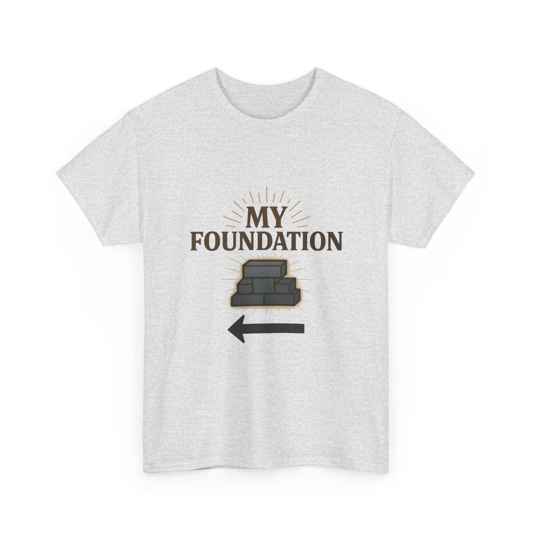 My Foundation Arrow T-Shirt — Graphic Tee with Stack Illustration - Image 5