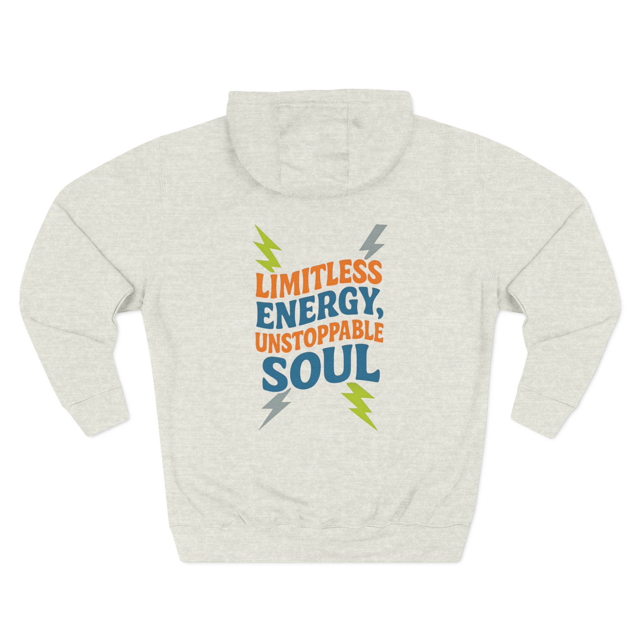 Limitless Energy Soul Hoodie, Inspirational Fleece Sweatshirt, Motivational Gift for Athletes, Cozy Winter Wear, Relaxed Fit Hoodie - Image 17