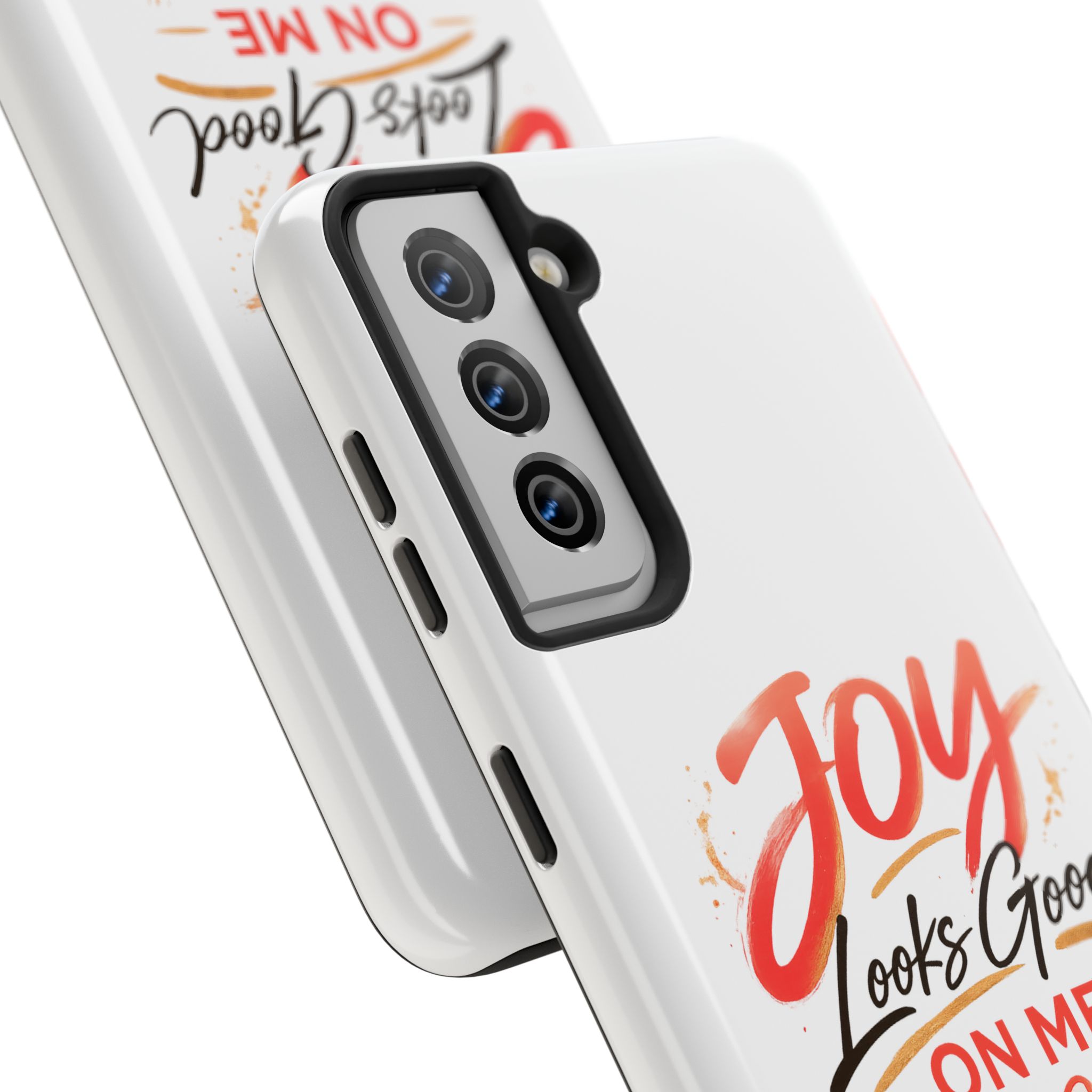 Tough Phone Case — "Joy Looks Good on Me" Inspirational Protective Phone Cover - Image 82