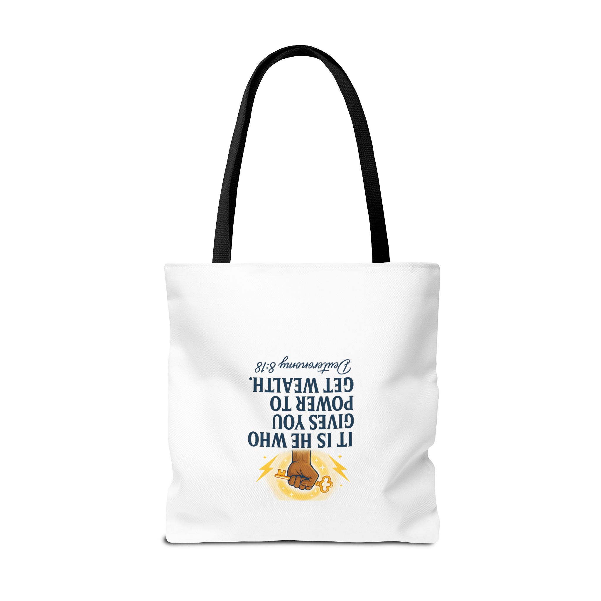 Empowering Tote Bag – Affirmation Art, Motivational Gift, Inspirational Accessory, Bible Verse Tote, Everyday Carryall - Image 6