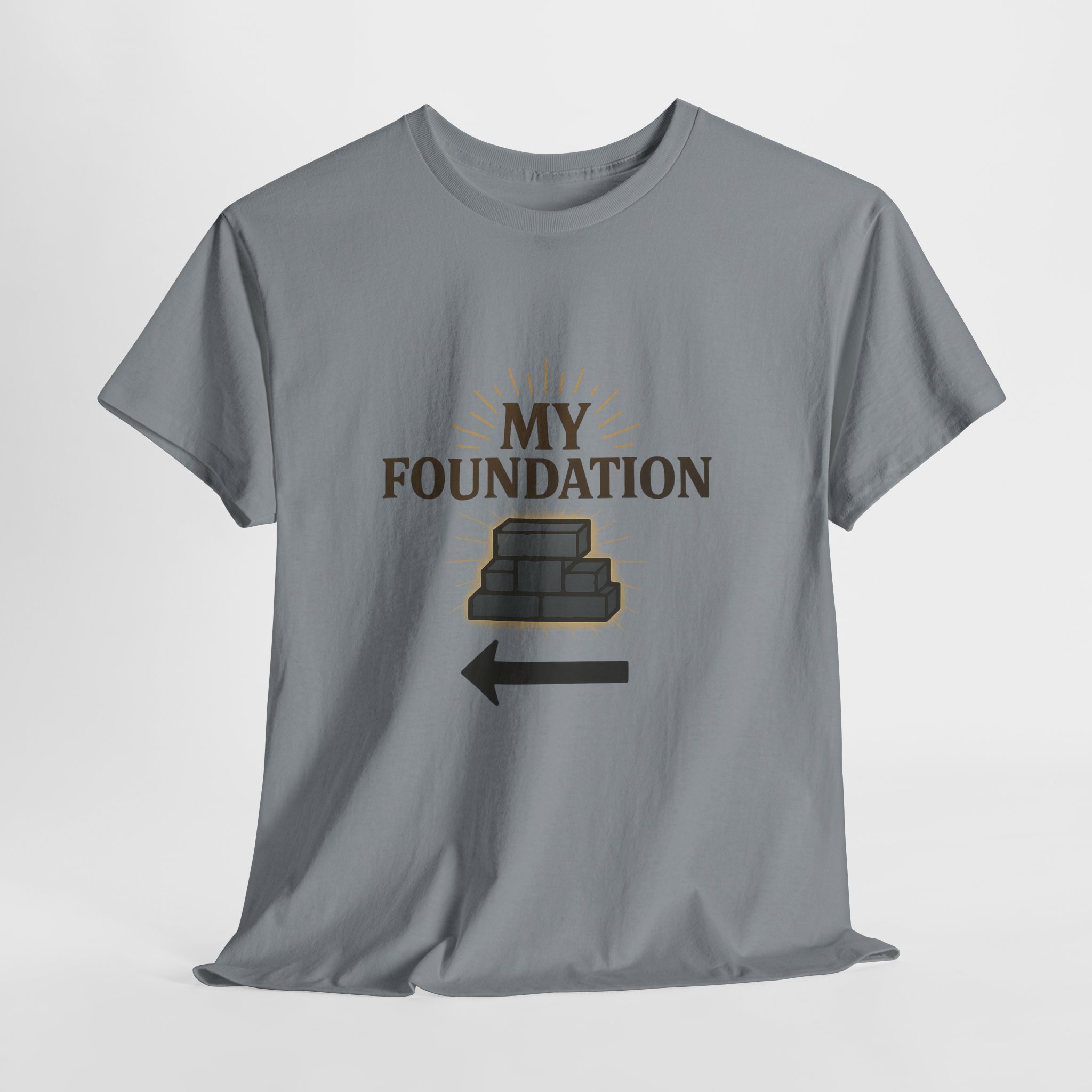 My Foundation Arrow T-Shirt — Graphic Tee with Stack Illustration - Image 34