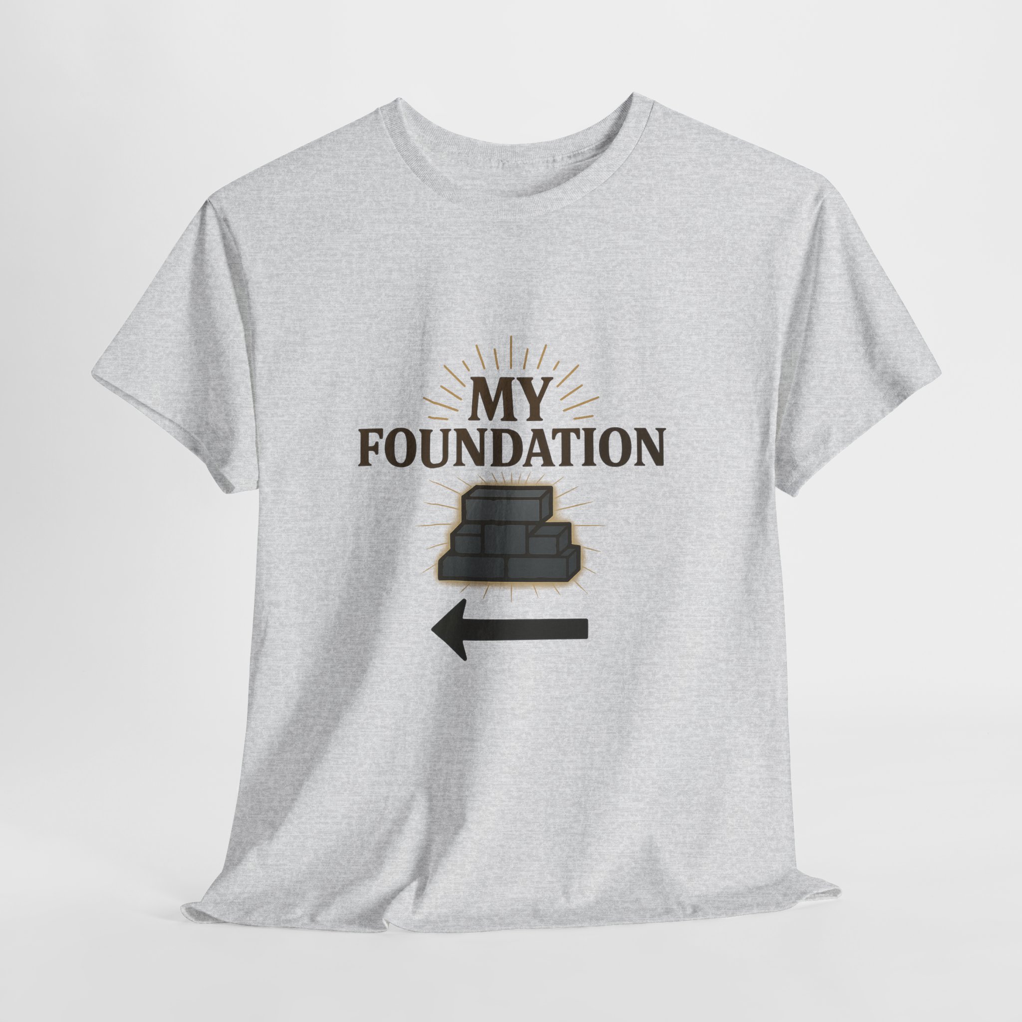 My Foundation Arrow T-Shirt — Graphic Tee with Stack Illustration - Image 6