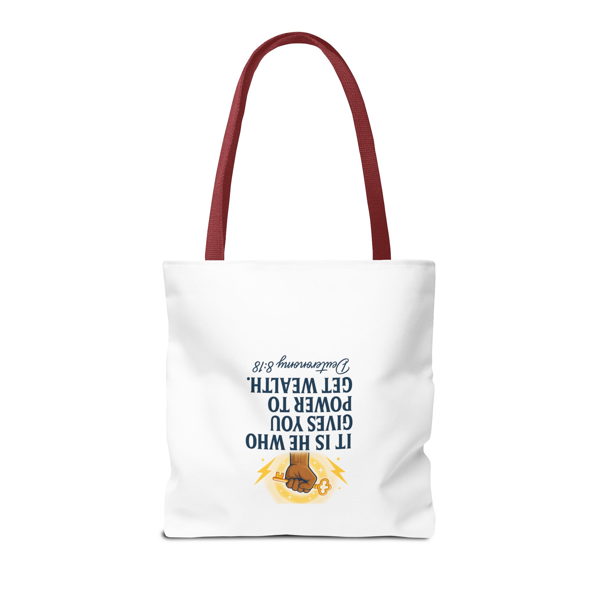 Empowering Tote Bag – Affirmation Art, Motivational Gift, Inspirational Accessory, Bible Verse Tote, Everyday Carryall - Image 36