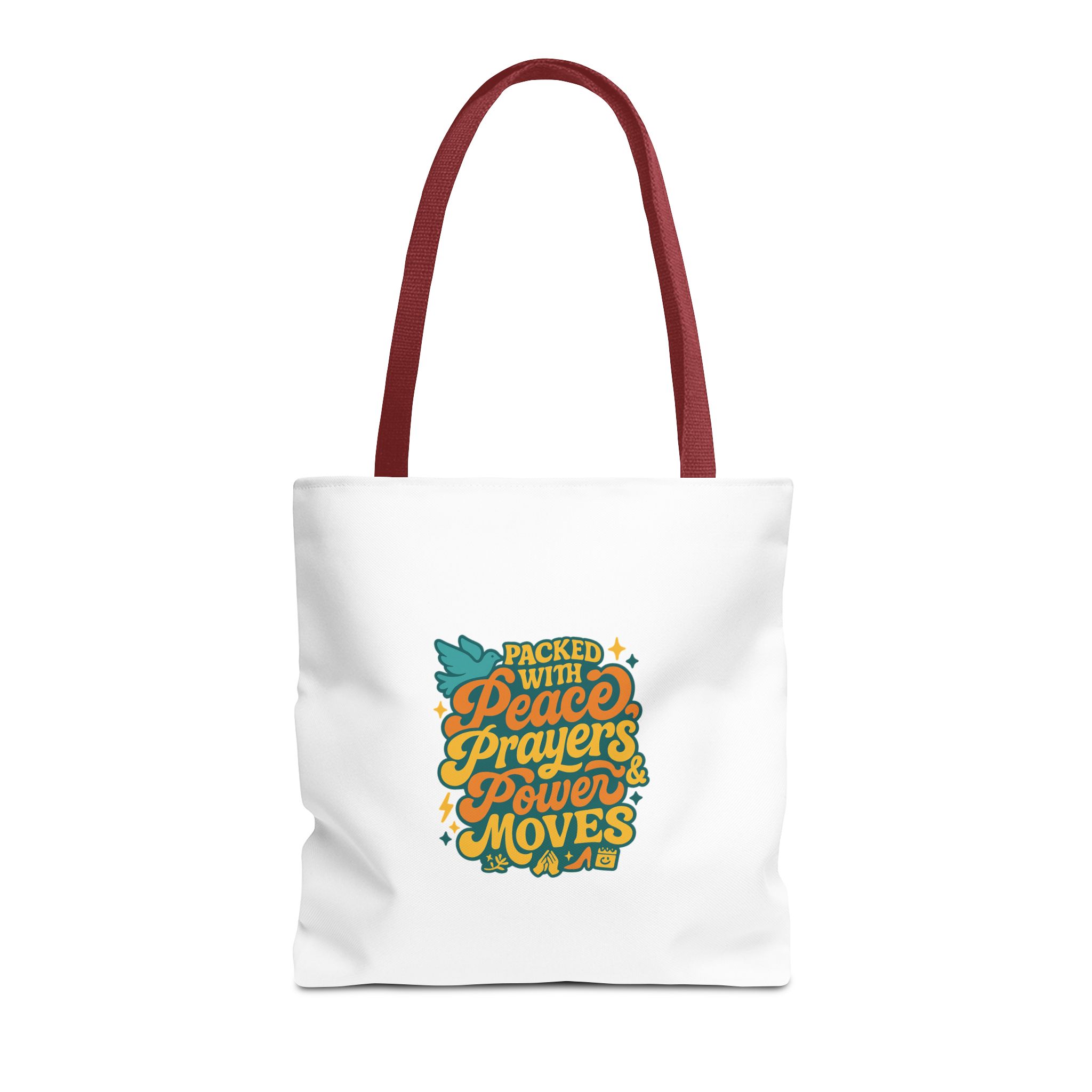 Empowerment Tote Bag - Packed with Peace, Prayers, Power Moves | Inspirational Tote, Motivational Gifts, Women's Handbag, Eco-Friendly Bag - Image 23