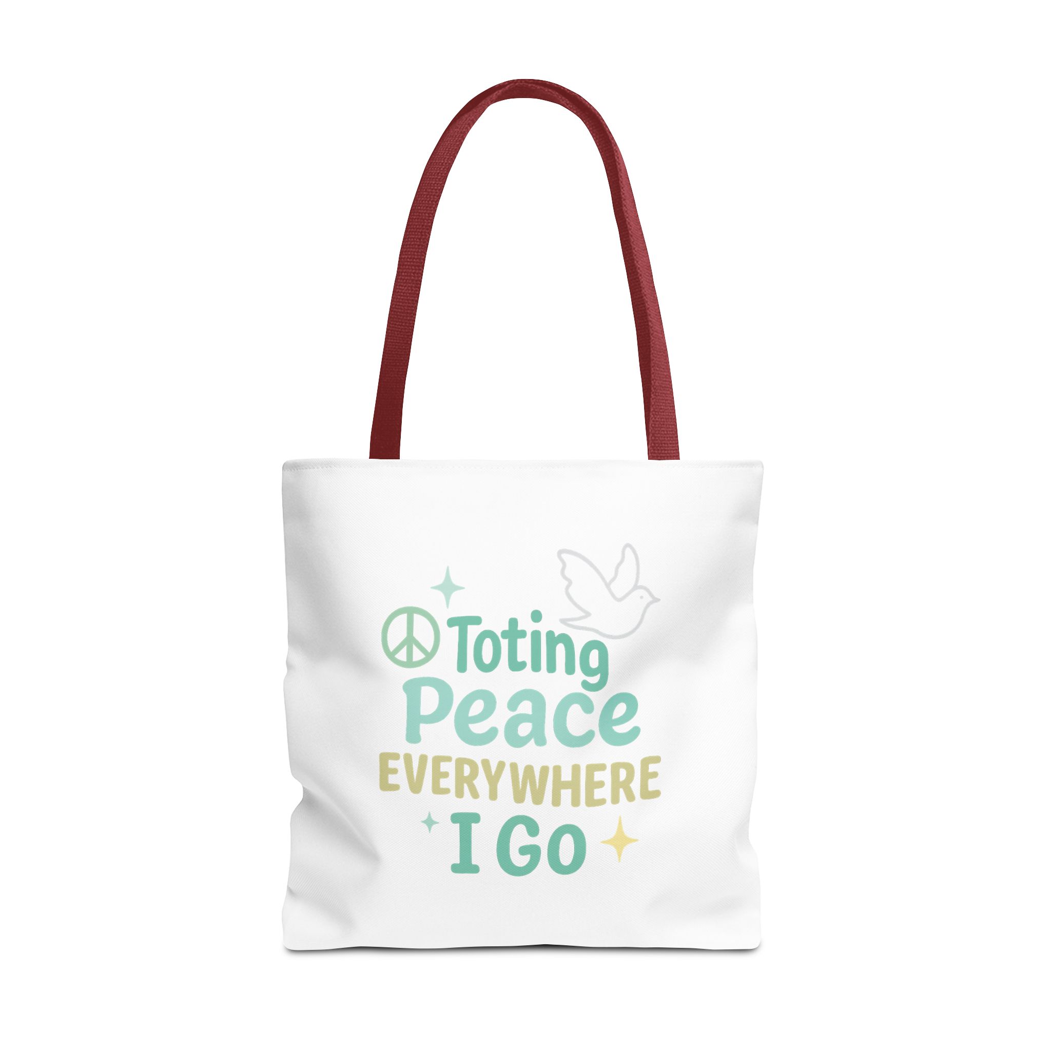 Peaceful Tote Bag | Eco-Friendly Reusable Bag, Perfect for Gifting, Daily Use, Travel, Festivals, and Beach Days - Image 7