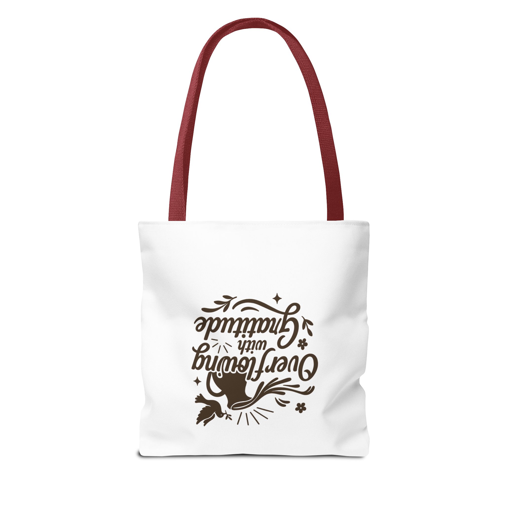 Gratitude Tote Bag, Eco-Friendly Shopper, Beach Bag, Gift for Her, Holiday Accessory, Positive Vibes, Everyday Use - Image 9