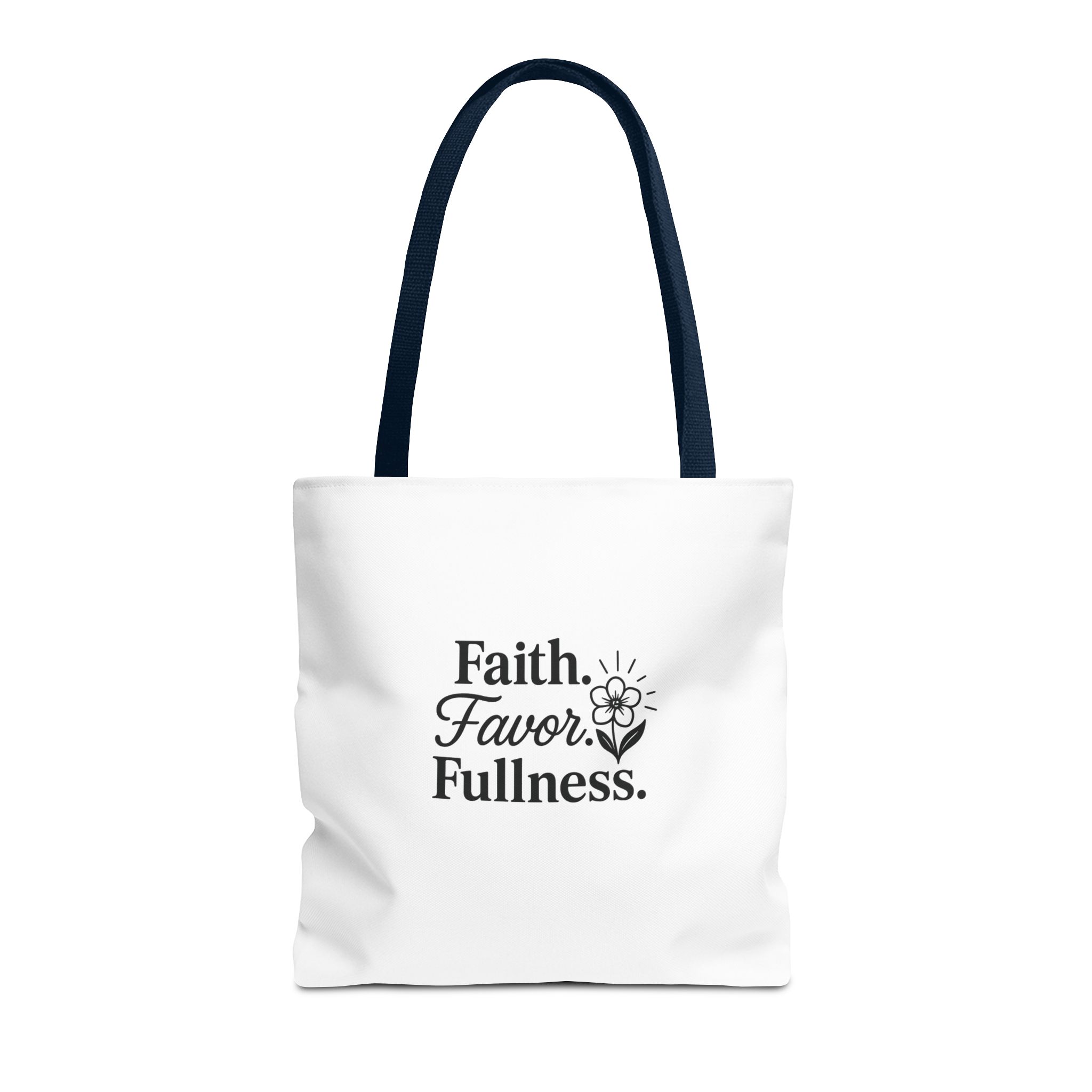 Inspirational Tote Bag, Faith Favor Fullness Gift, Eco-Friendly Shopping Bag, Motivational Purse, Spiritual Gift for Women - Image 30